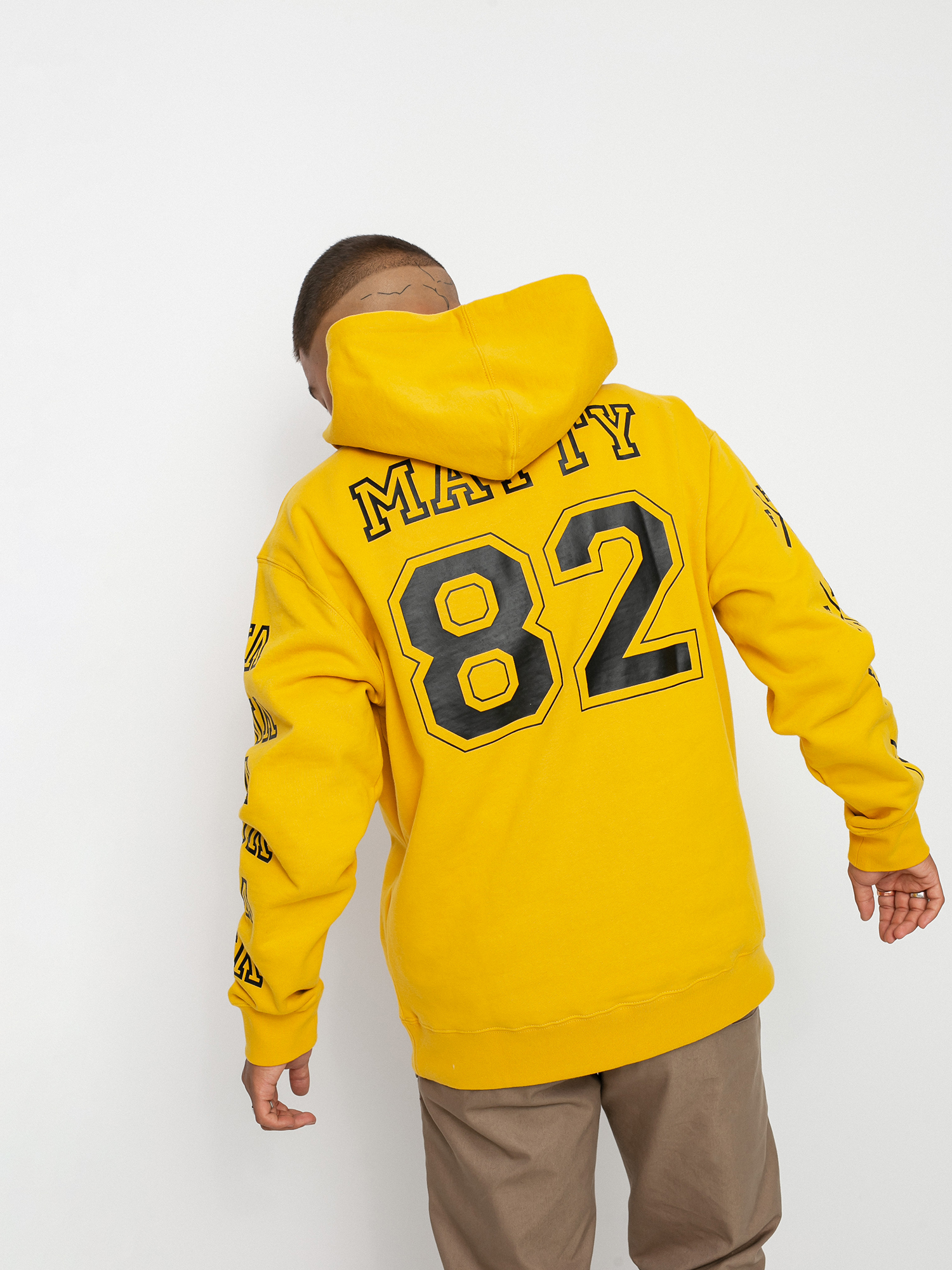 Bluza z kapturem RVCA Matty HD (gold)