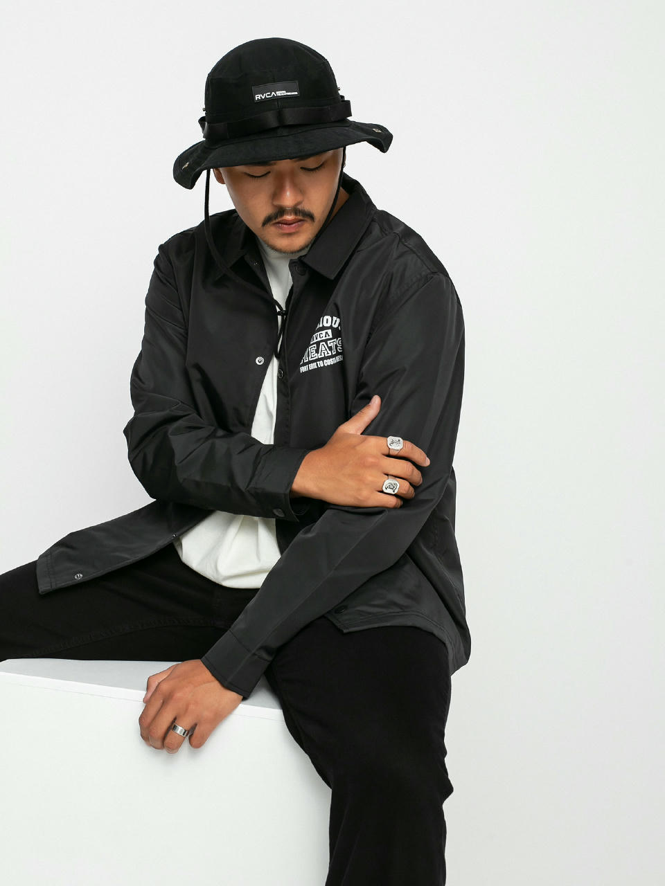 Kurtka RVCA Matty Coaches Jacket (rvca black)