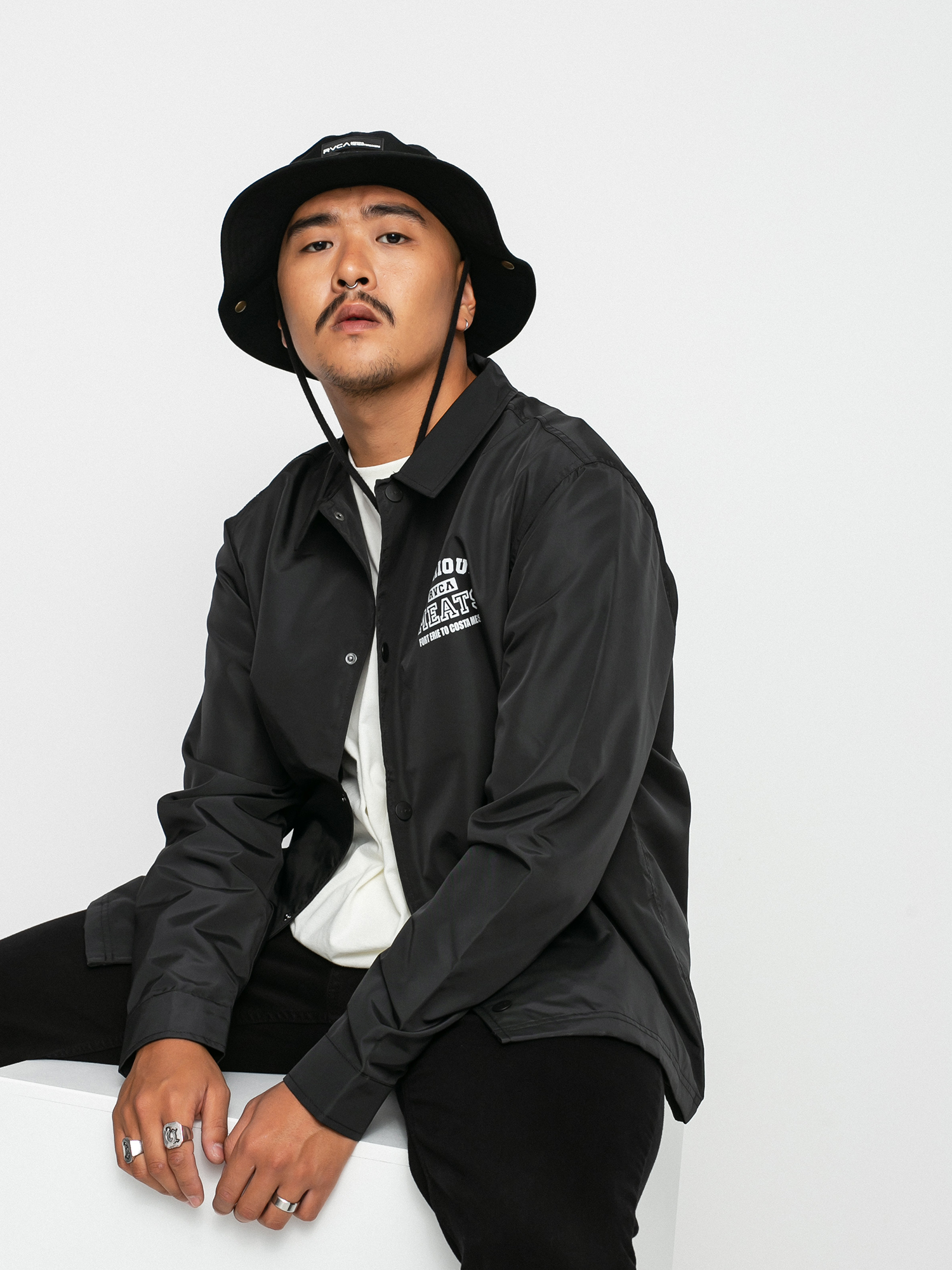 Kurtka RVCA Matty Coaches Jacket (rvca black)