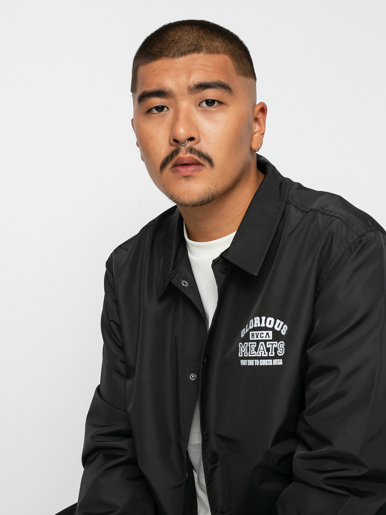 Kurtka RVCA Matty Coaches Jacket (rvca black)