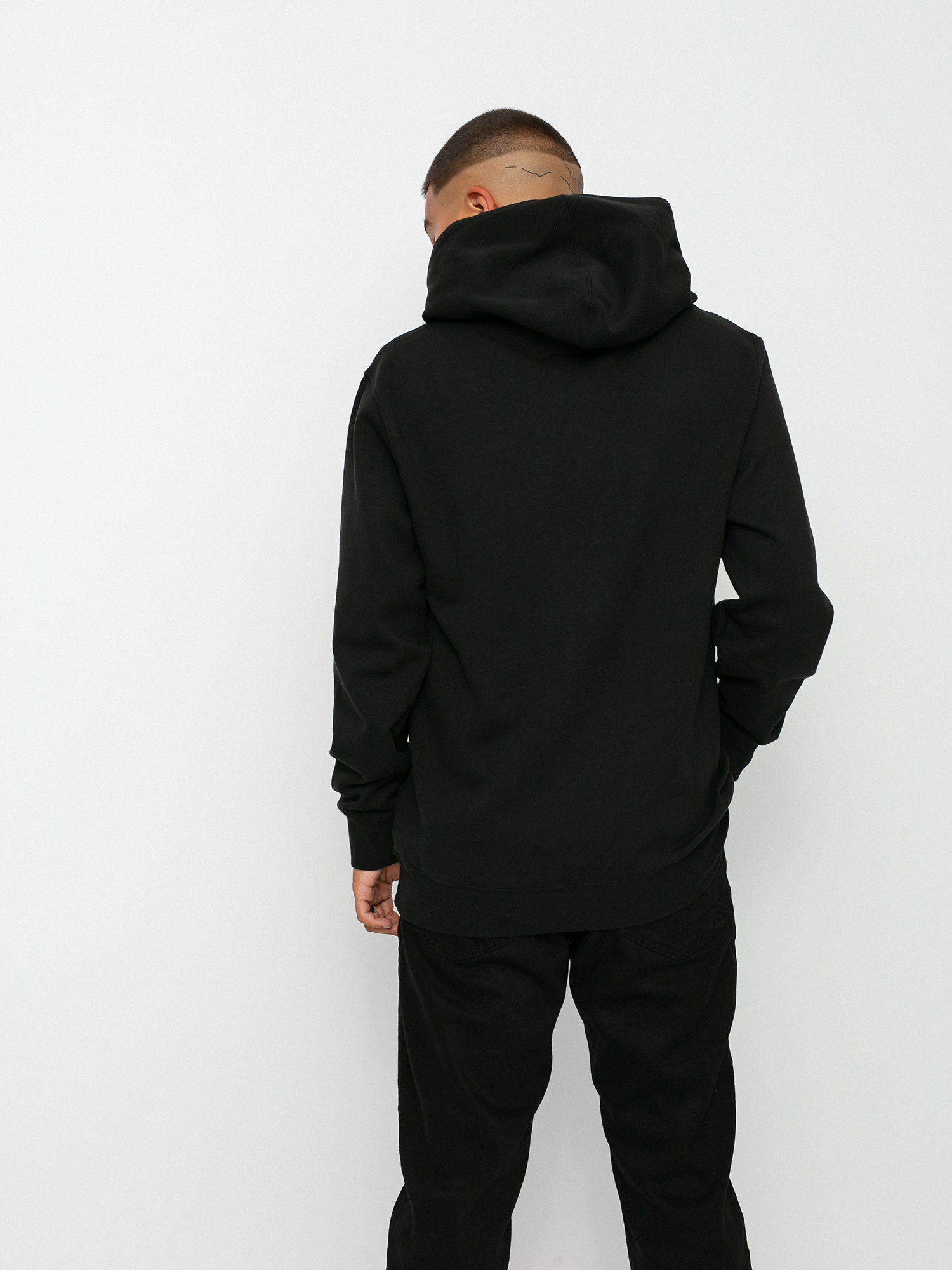 Bluza z kapturem RVCA Evan Mock Rabbit HD (black)