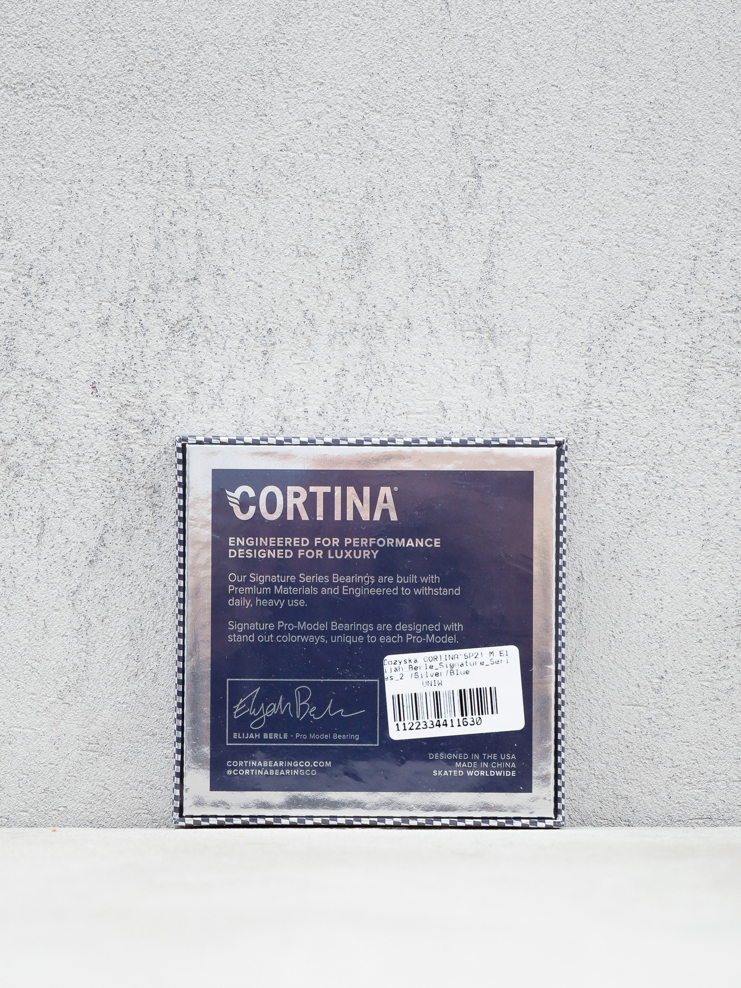 Łożyska Cortina Elijah Berle Signature Series 2 (silver/blue)