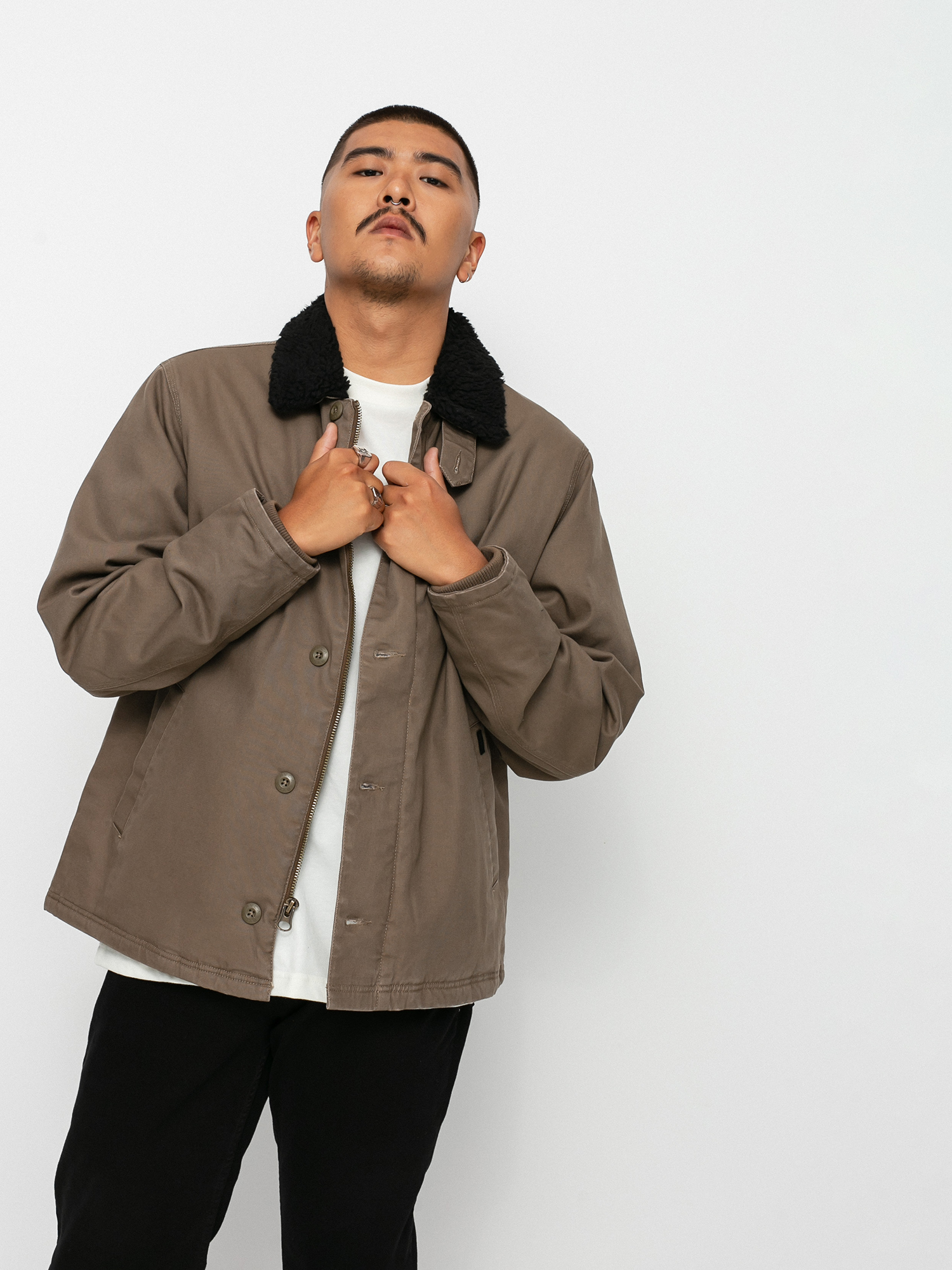 Kurtka RVCA Uss Deck Coat (wood)