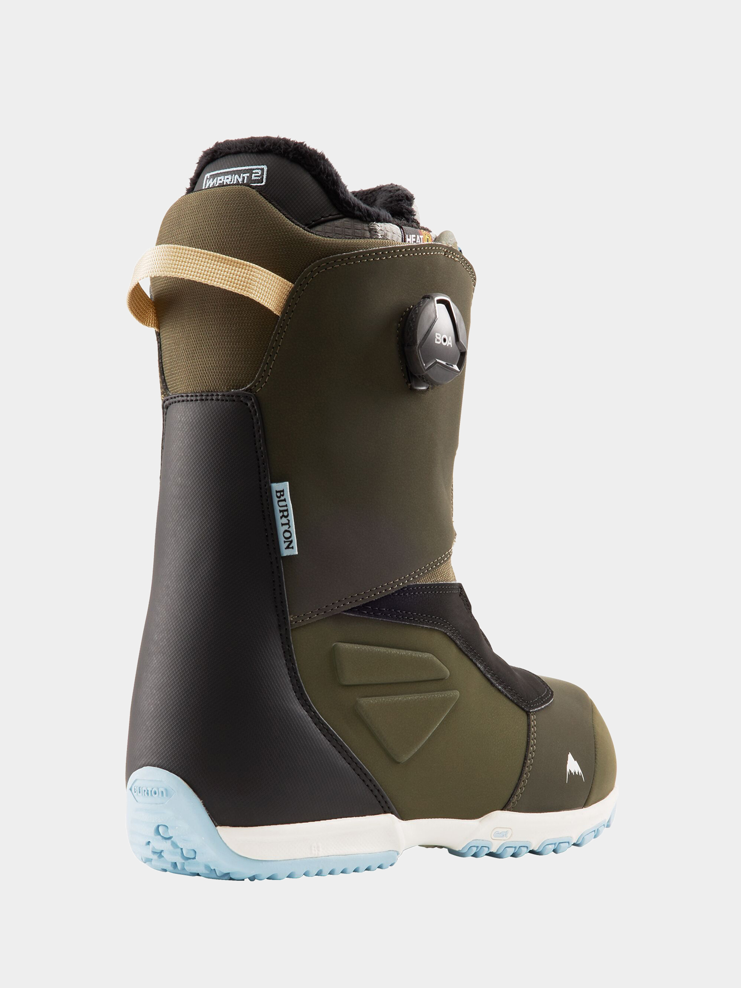 Męskie Buty snowboardowe Burton Ruler Boa (green/black)