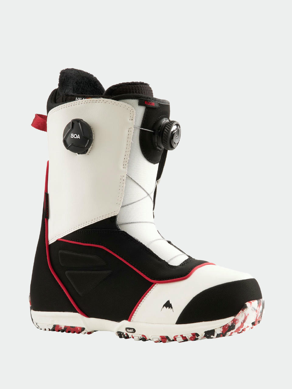 Męskie Buty snowboardowe Burton Ruler Boa (white/black/red)