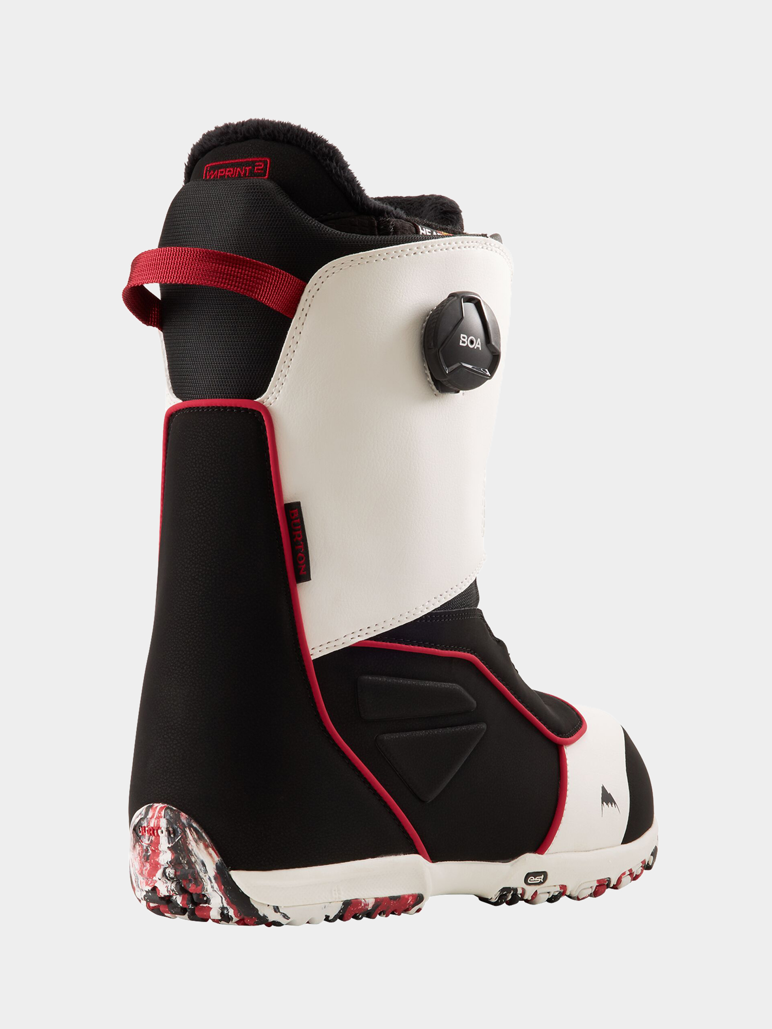 Męskie Buty snowboardowe Burton Ruler Boa (white/black/red)