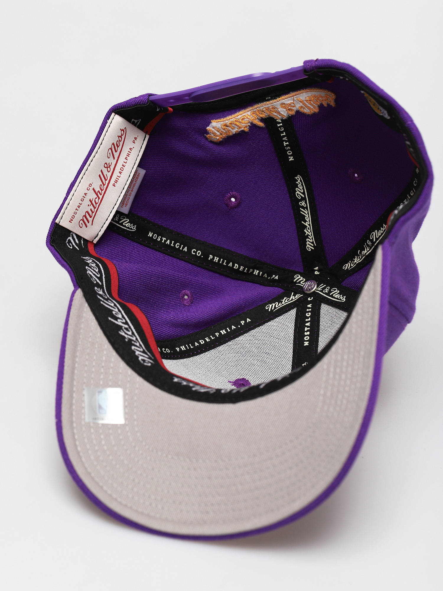 Czapka z daszkiem Mitchell & Ness Los Angeles Lakers (purple)