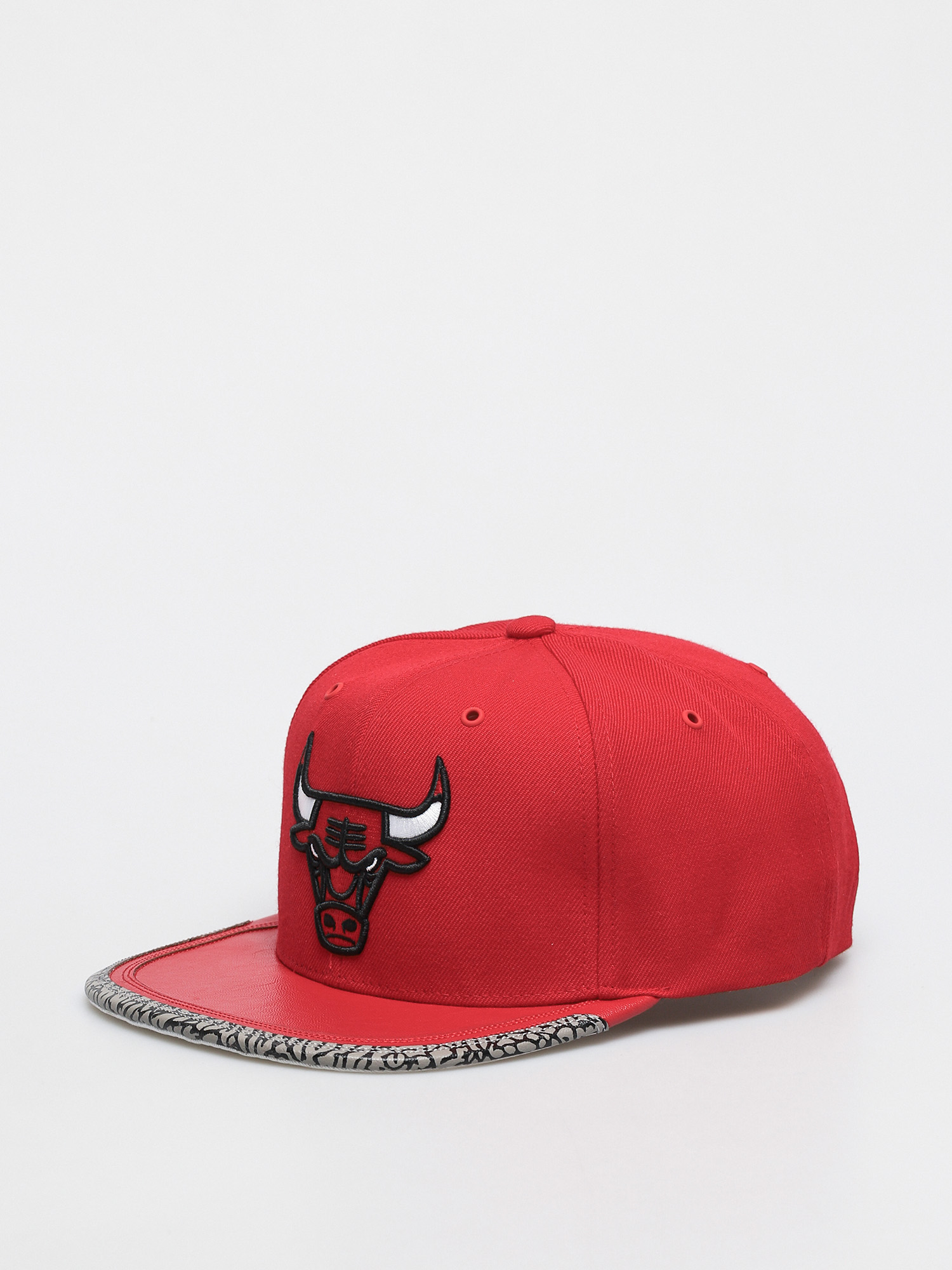 Czapka z daszkiem Mitchell & Ness Chicago Bulls (red/white)