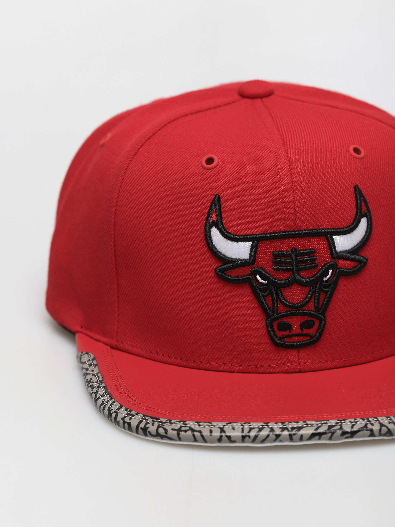 Czapka z daszkiem Mitchell & Ness Chicago Bulls (red/white)
