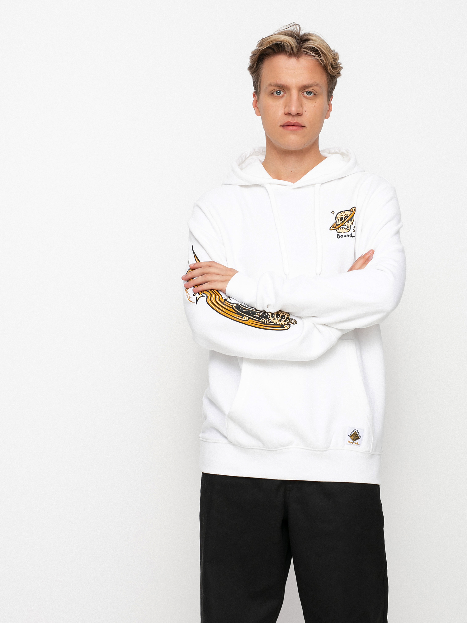 Bluza z kapturem Element Transender HD (optic white)