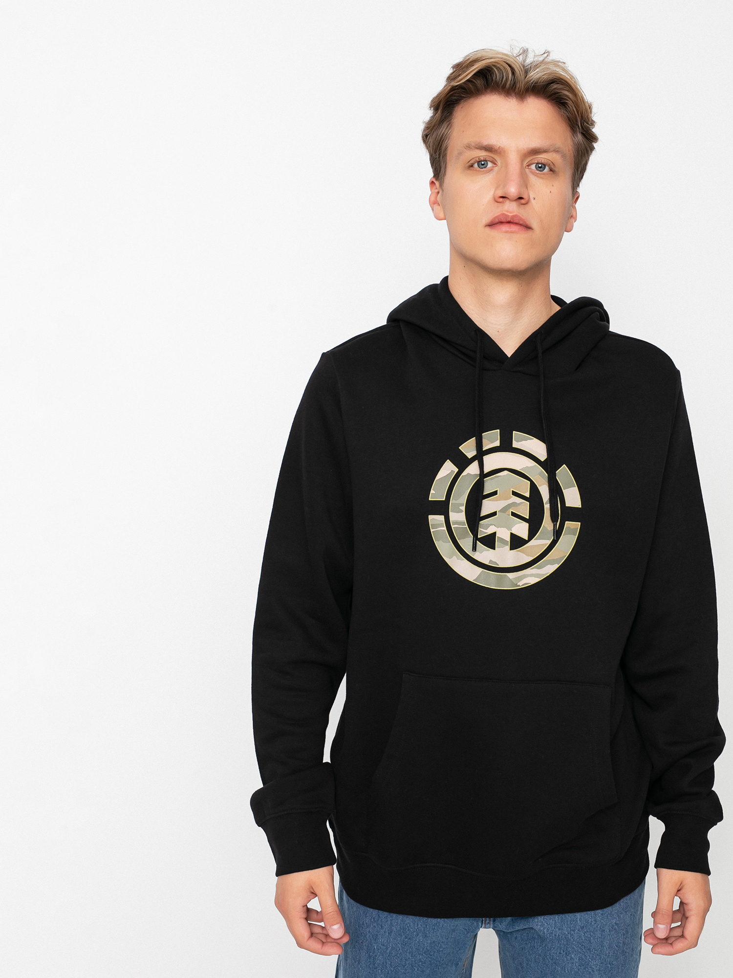 Bluza z kapturem Element Landscape Camo HD (flint black)