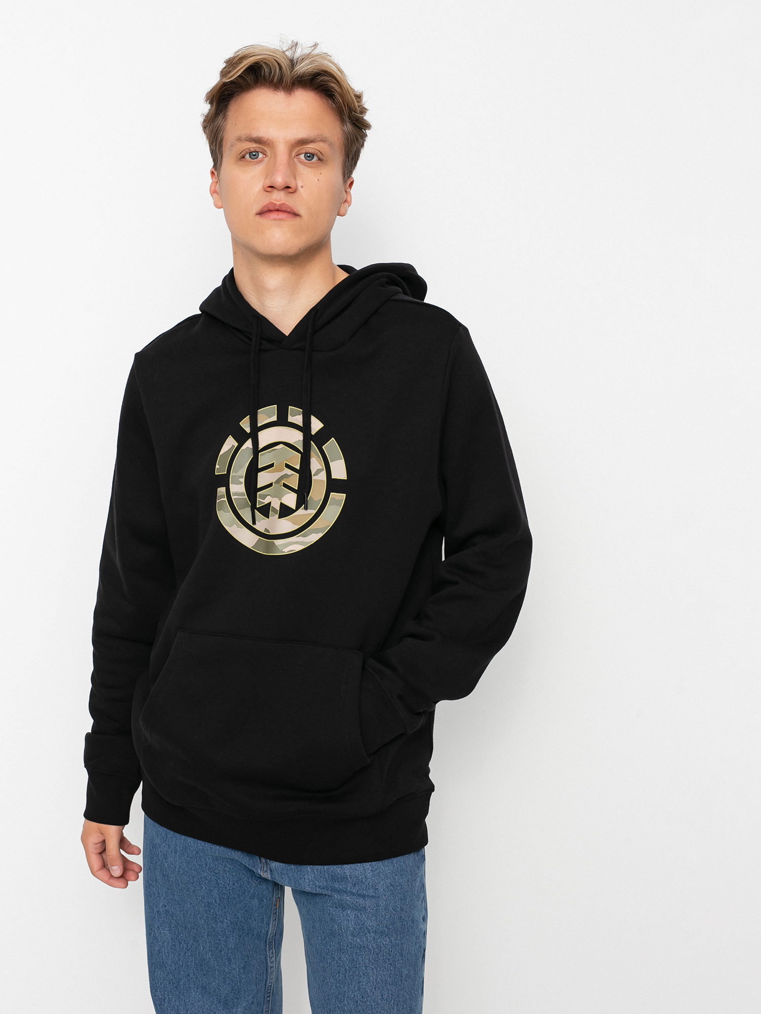 Bluza z kapturem Element Landscape Camo HD (flint black)
