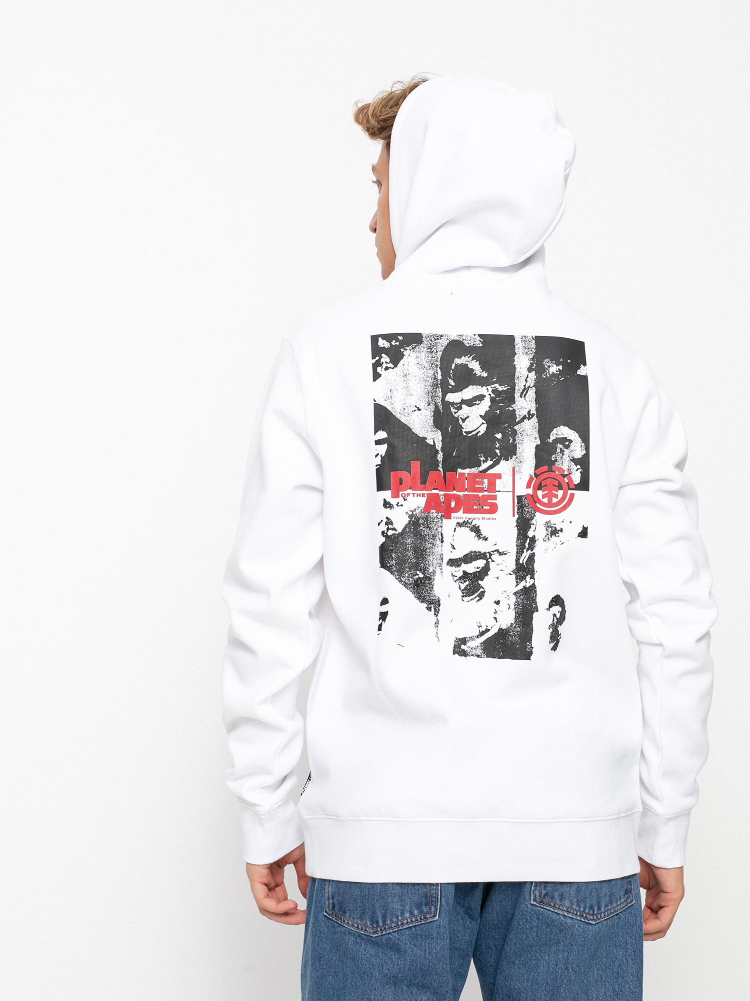 Bluza z kapturem Element Pota Revival HD (optic white)