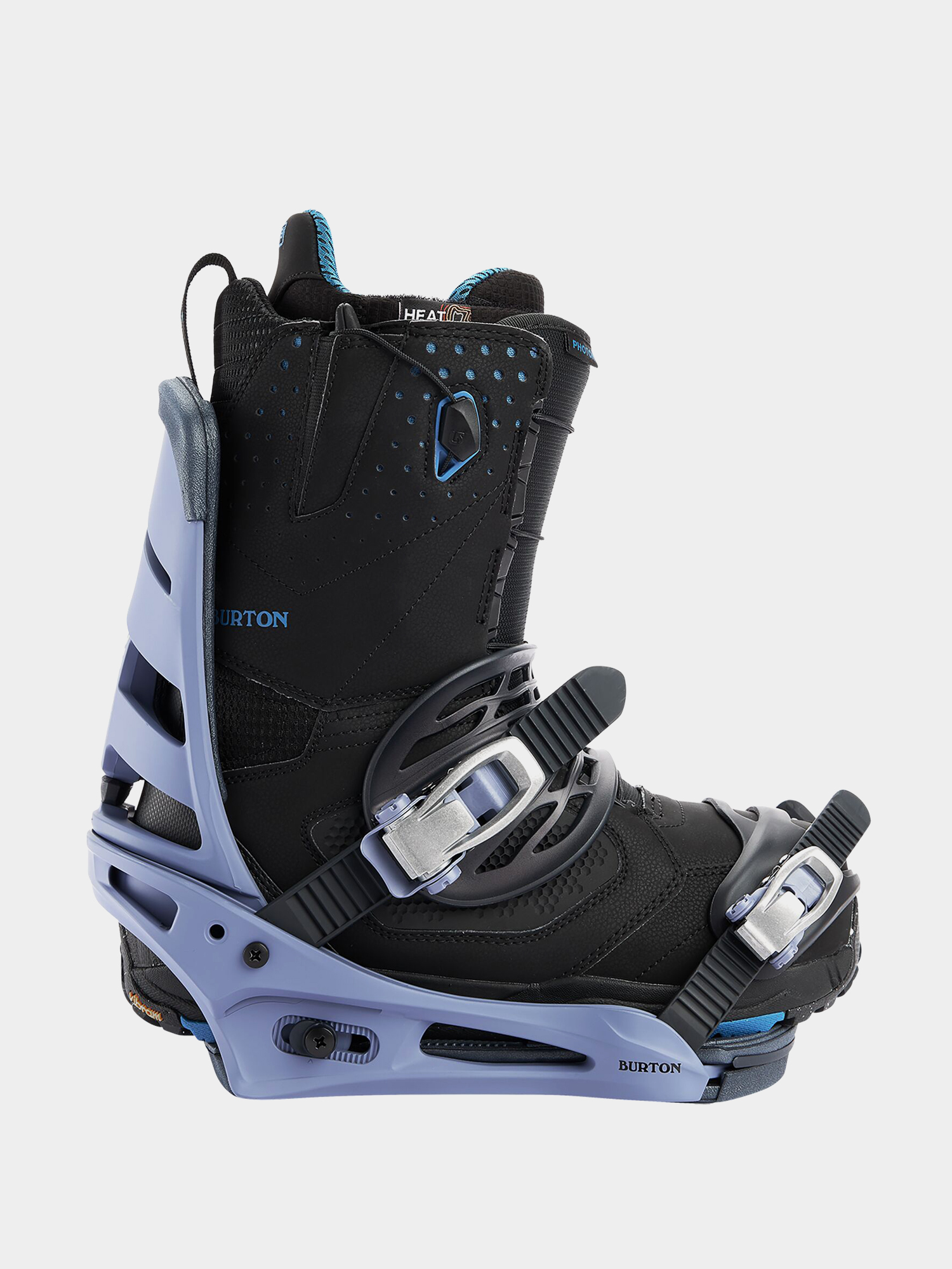 Męskie Wiązania snowboardowe Burton Mission Reflex (blue gray)