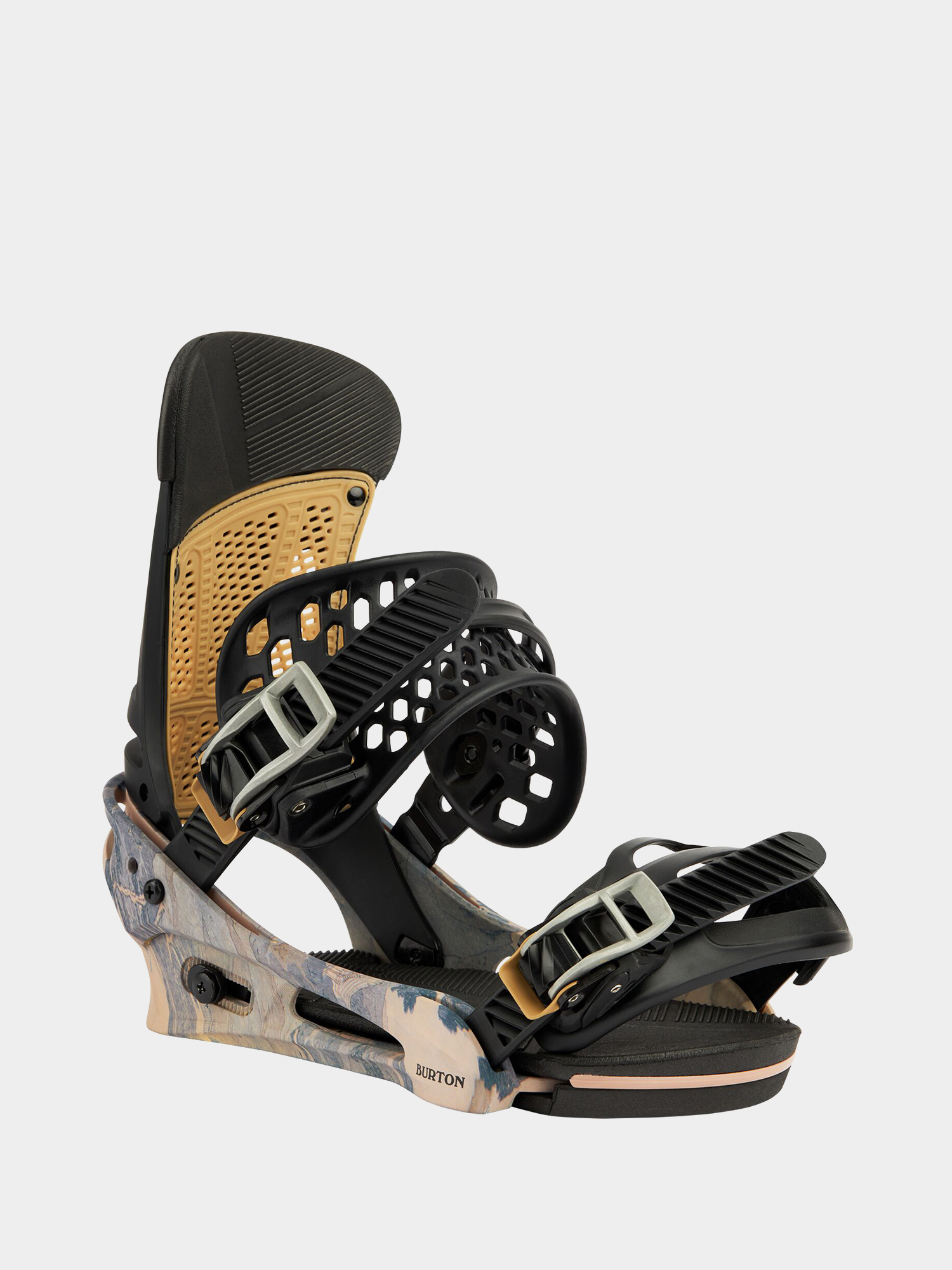Męskie Wiązania snowboardowe Burton Malavita Reflex (dark gray/print)