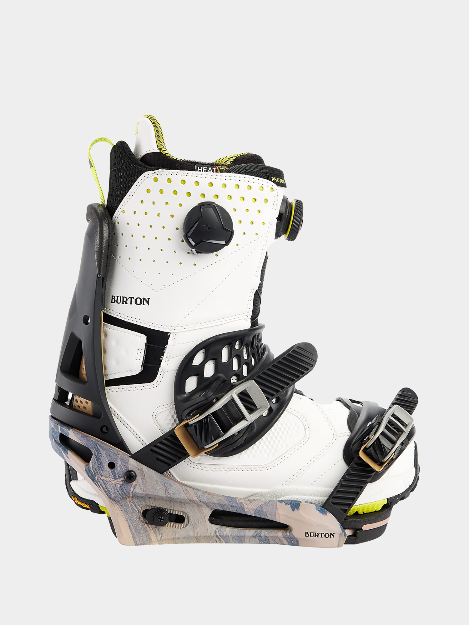 Męskie Wiązania snowboardowe Burton Malavita Reflex (dark gray/print)