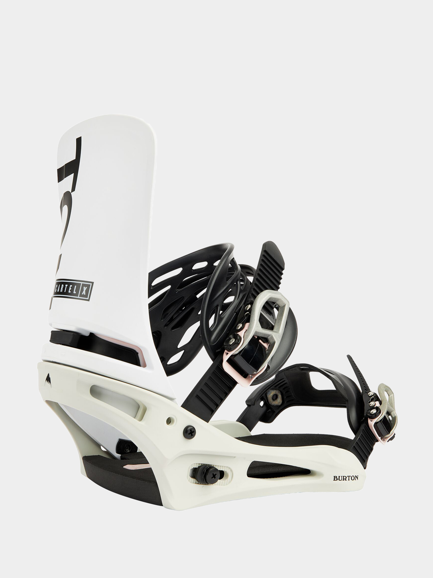 Męskie Wiązania snowboardowe Burton Cartel X Reflex (white/gray/logo)