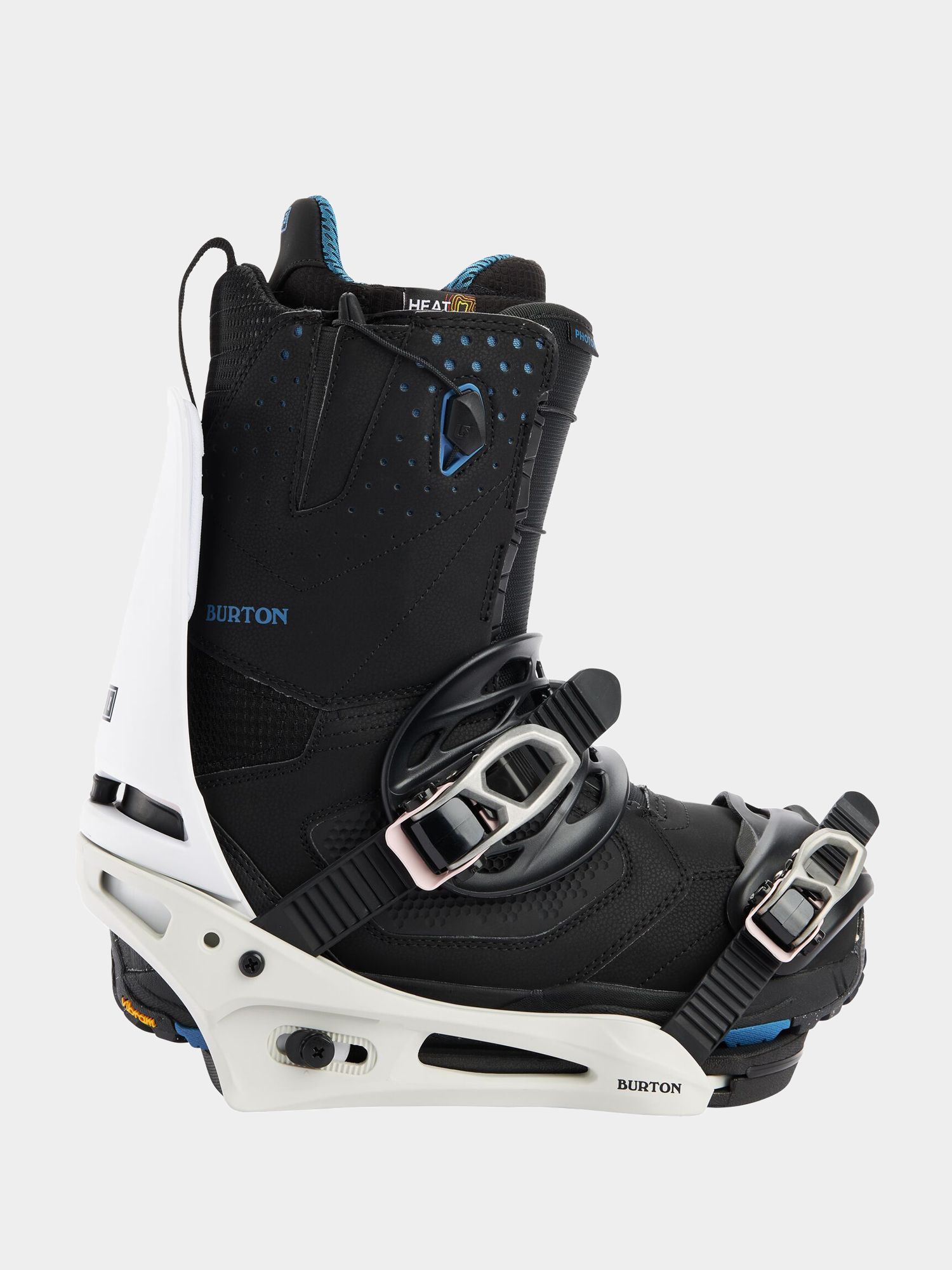 Męskie Wiązania snowboardowe Burton Cartel X Reflex (white/gray/logo)
