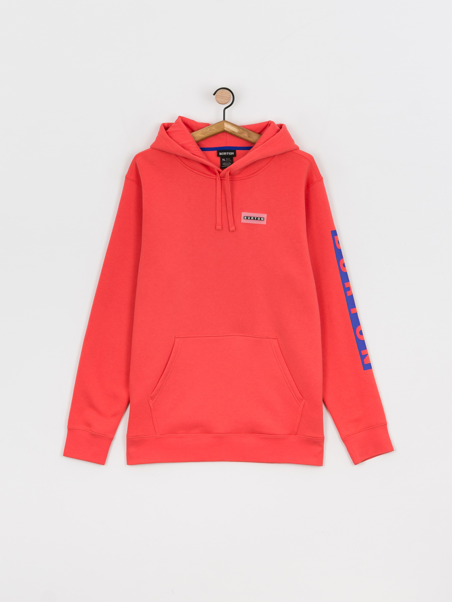 Bluza z kapturem Burton Vault Pullover HD (electric coral)
