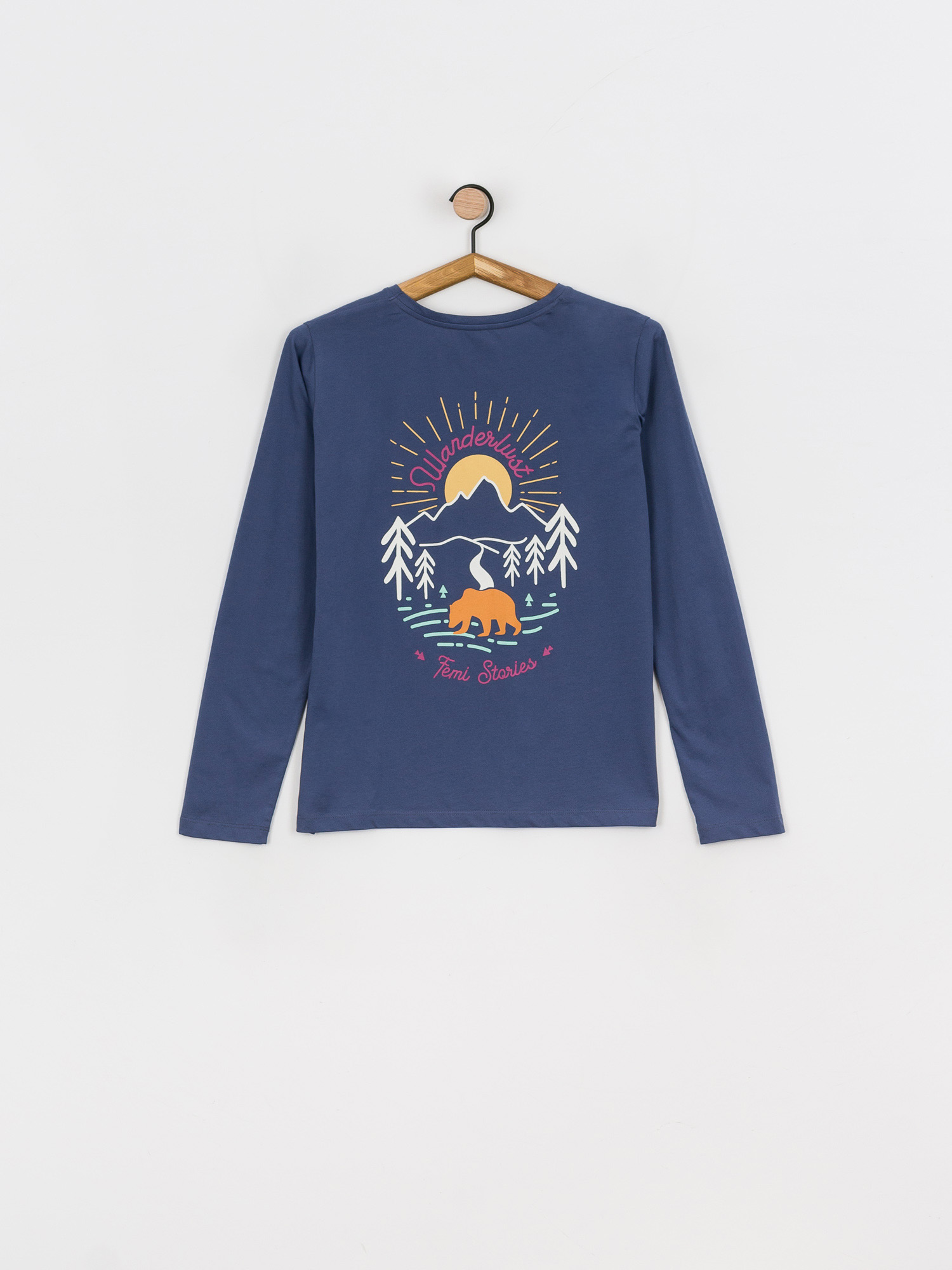 Longsleeve Femi Stories Boyfriend Wmn (nvy)