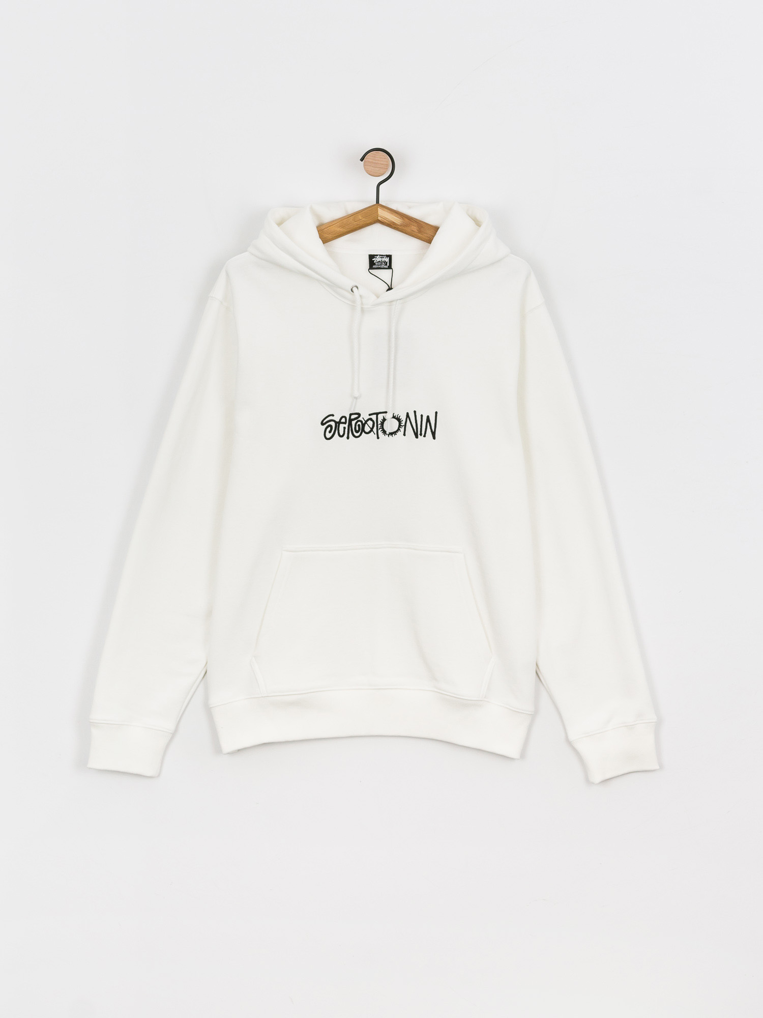 Bluza z kapturem Stussy Serotonin App. HD (white)