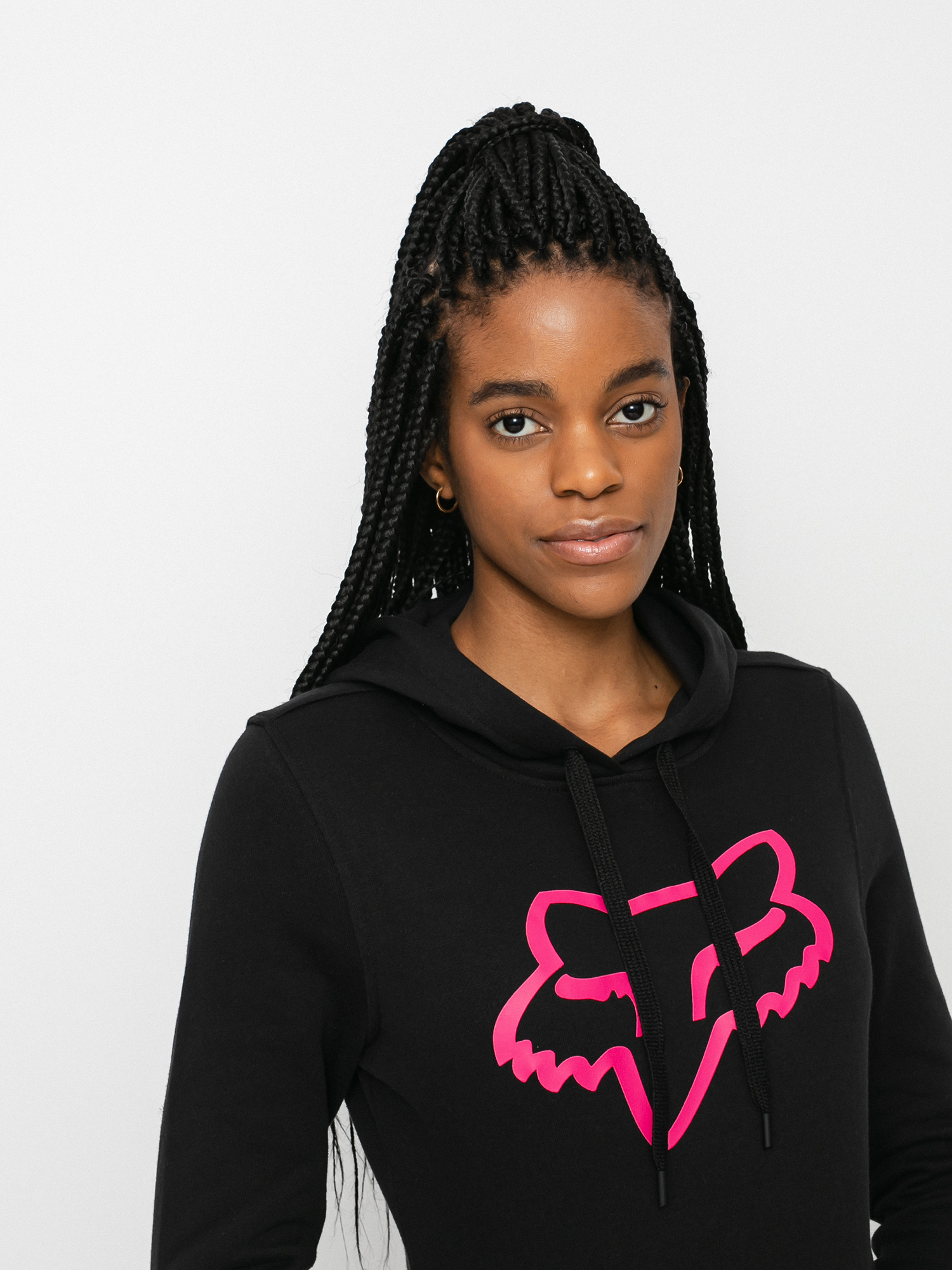 Bluza z kapturem Fox Boundary HD Wmn (blk/pnk)