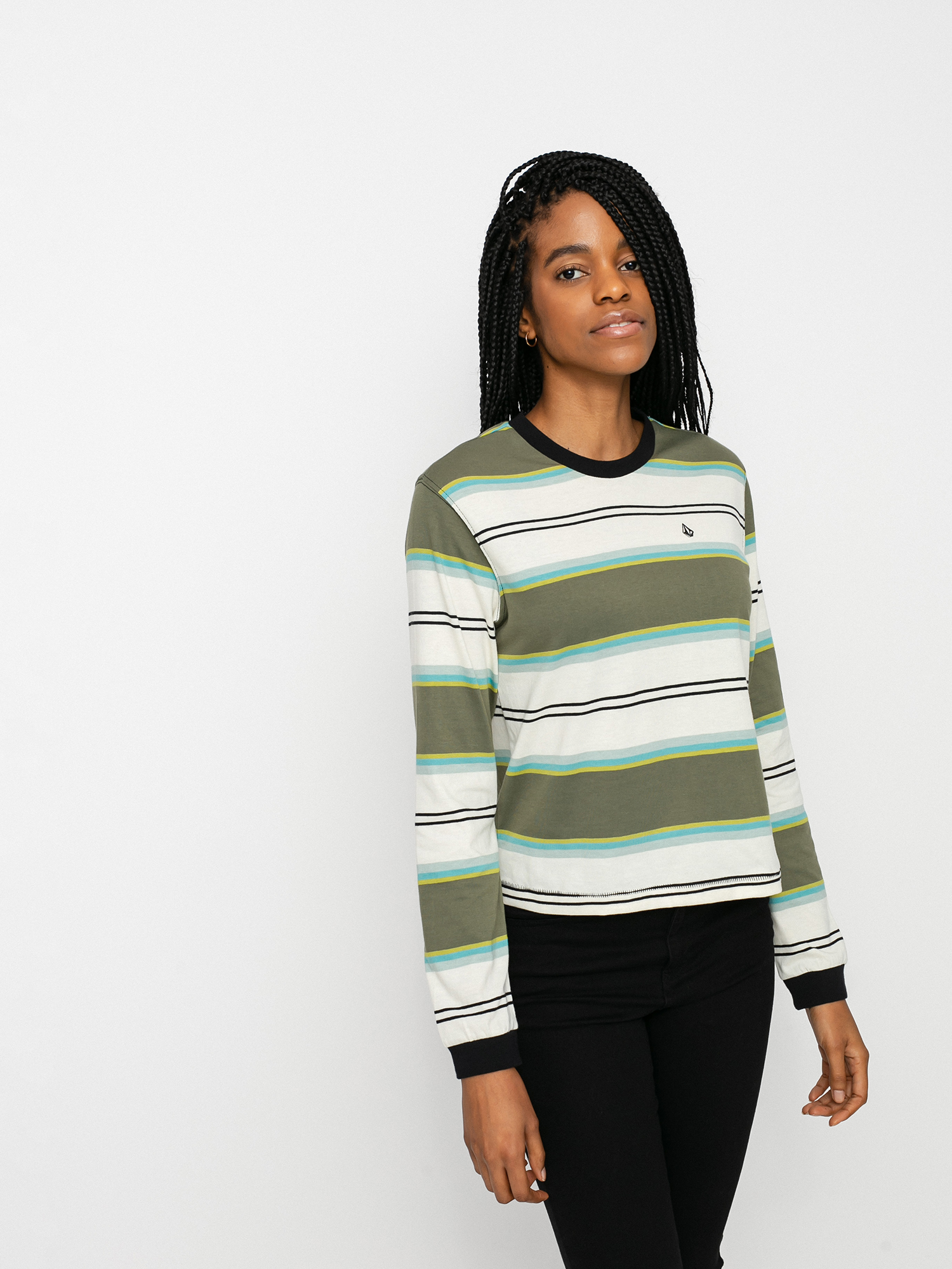 Longsleeve Volcom Choice Is Yours Wmn (army green combo)