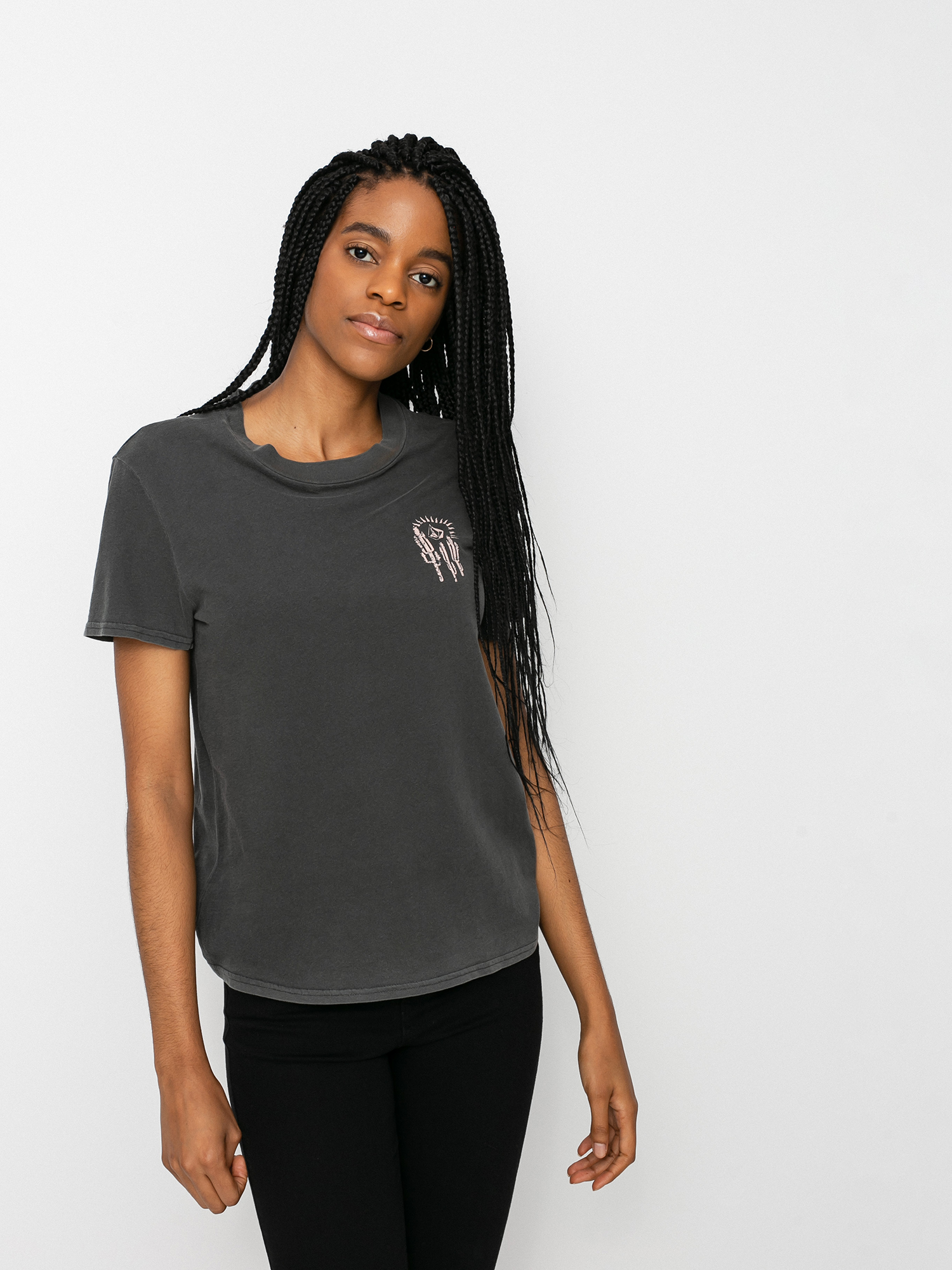 T-shirt Volcom Lock It Up Wmn (black)