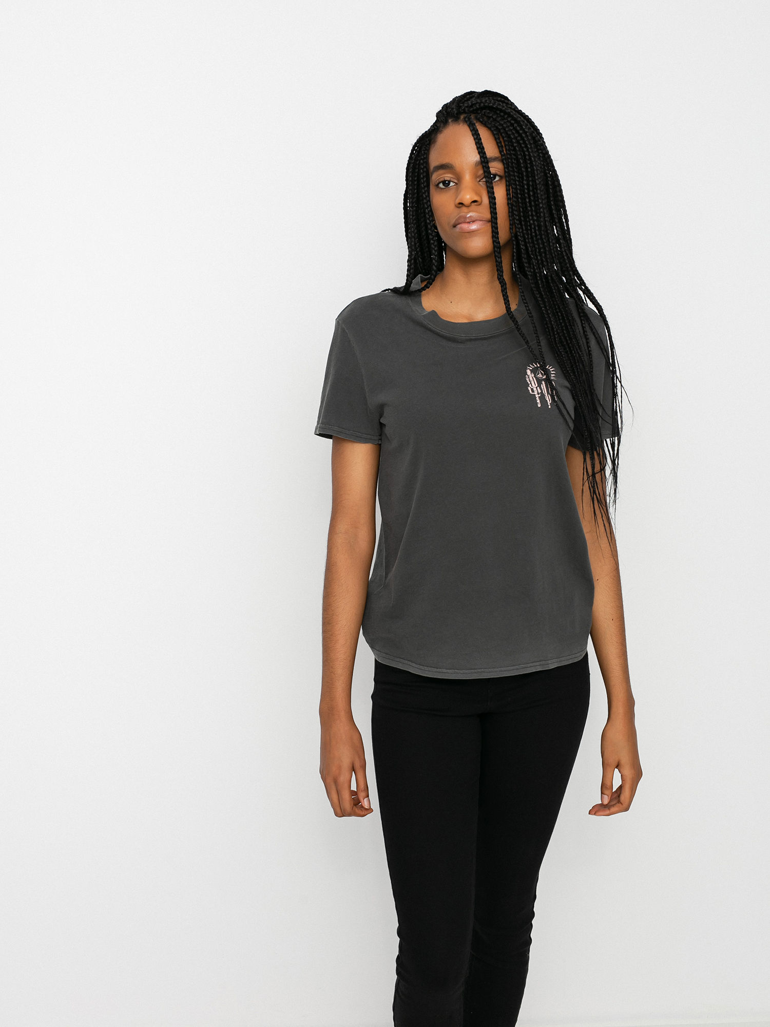 T-shirt Volcom Lock It Up Wmn (black)