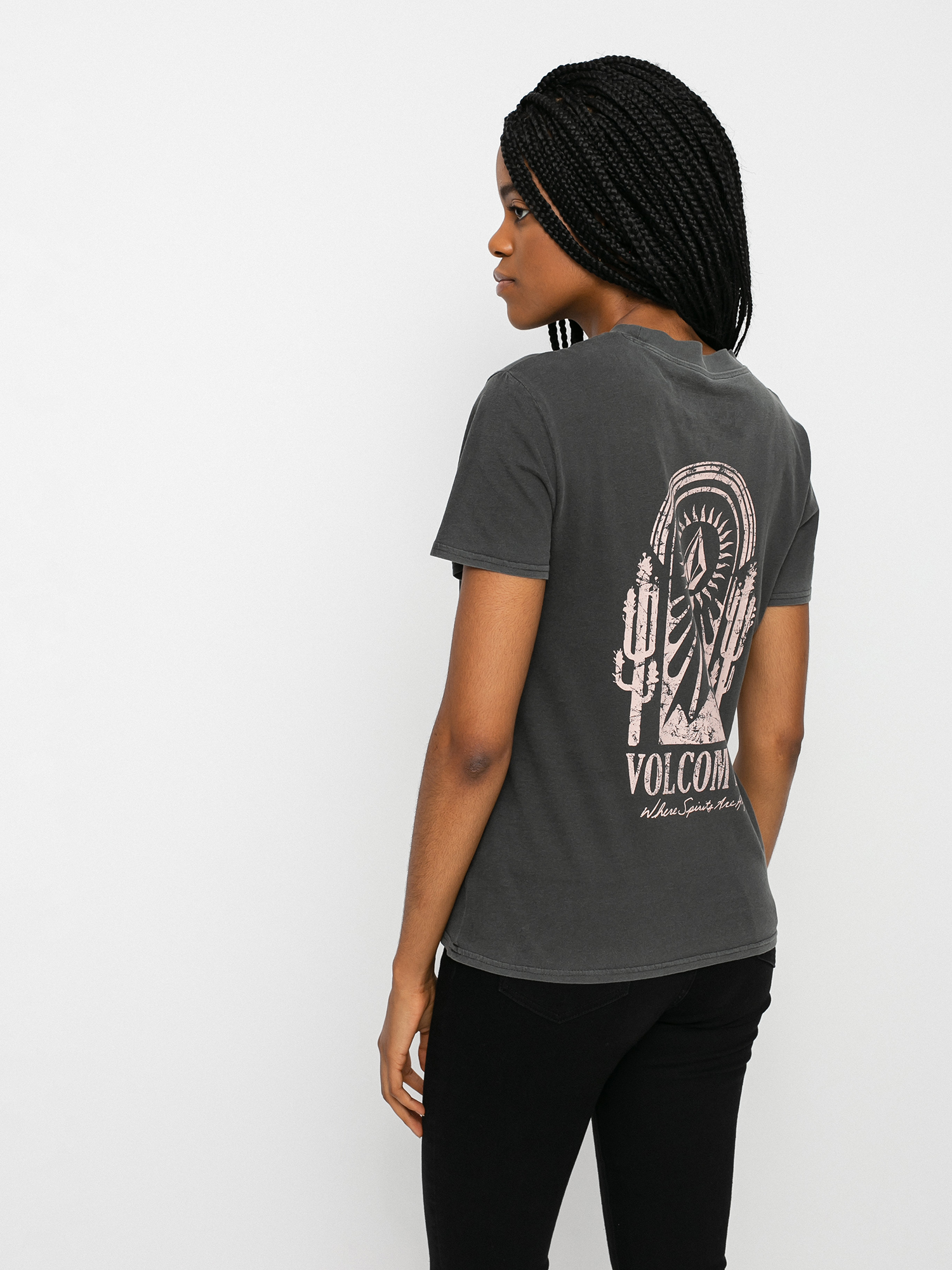 T-shirt Volcom Lock It Up Wmn (black)