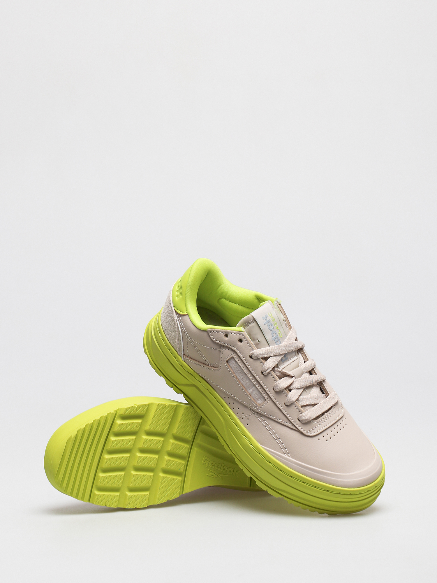 Buty Reebok Club C Double Geo Wmn (stucco/stucco/aciyel)