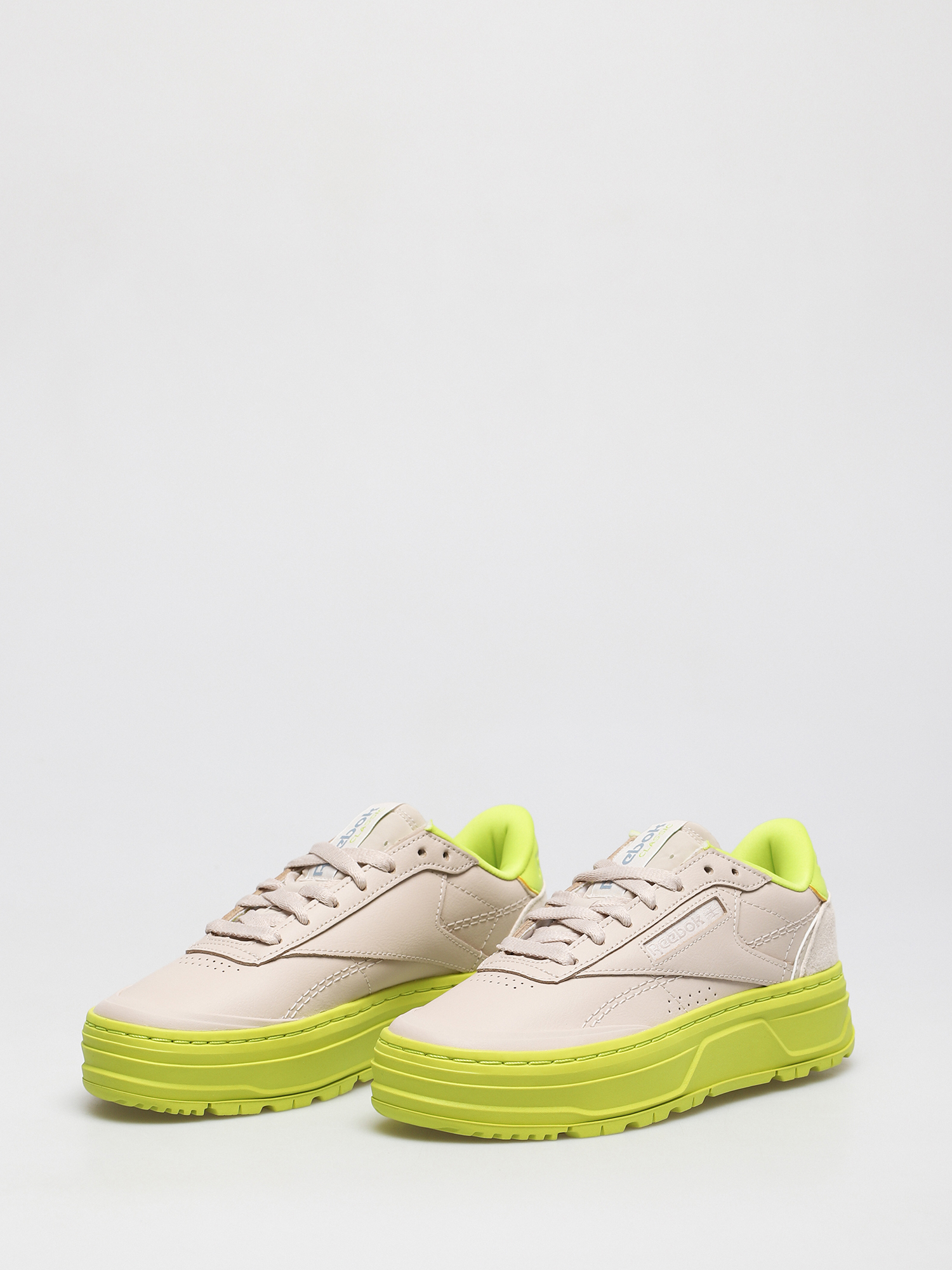 Buty Reebok Club C Double Geo Wmn (stucco/stucco/aciyel)