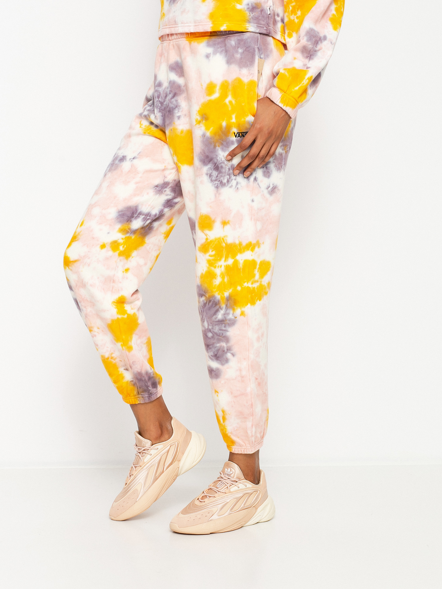 Spodnie Vans Grunge Wash Wmn (purple dove)