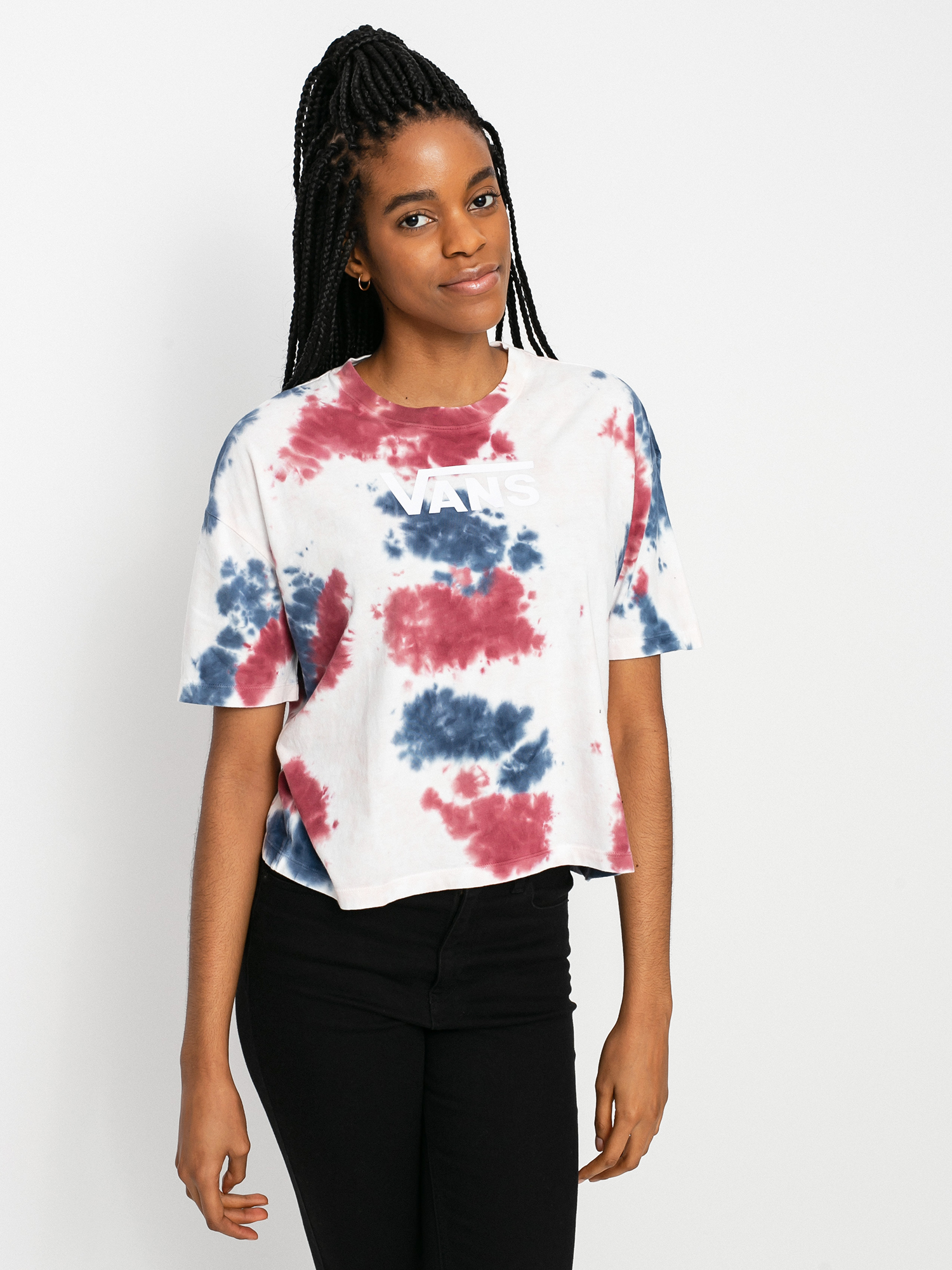 T-shirt Vans Interrupt Wmn (pomegranate)