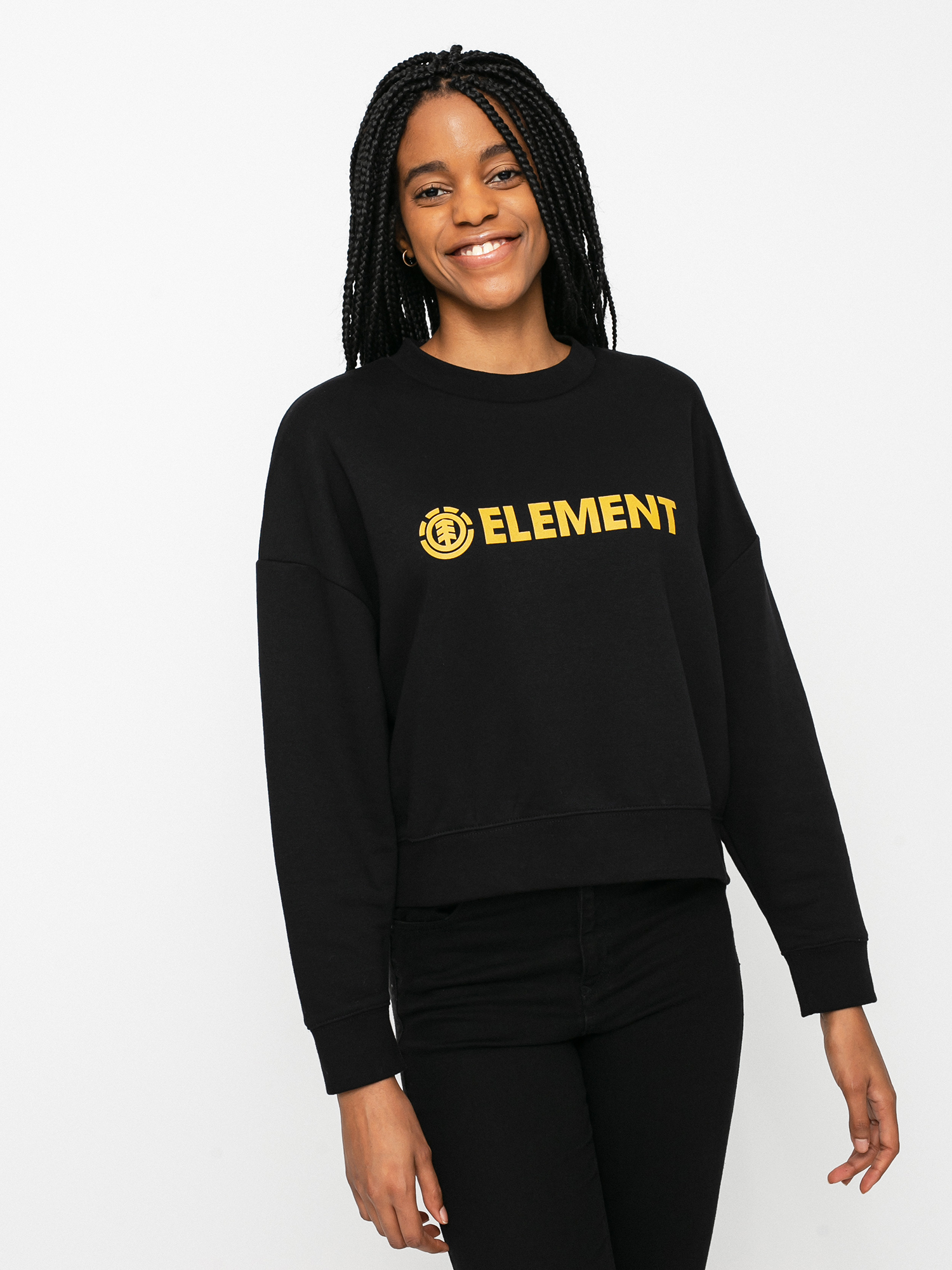 Bluza Element Logic Crew Wmn (flint black)