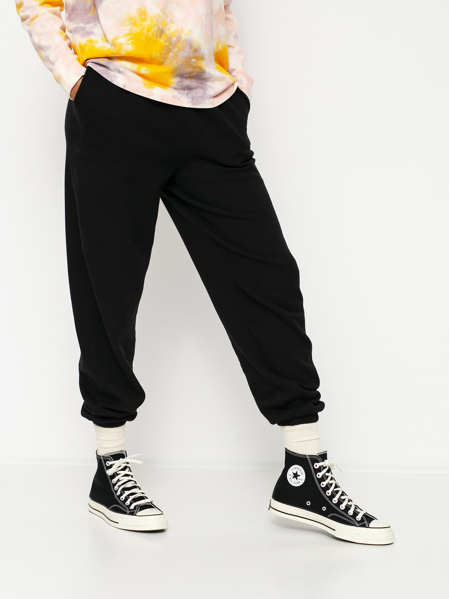 Spodnie Brixton Weekender Sweatpant Wmn (black)