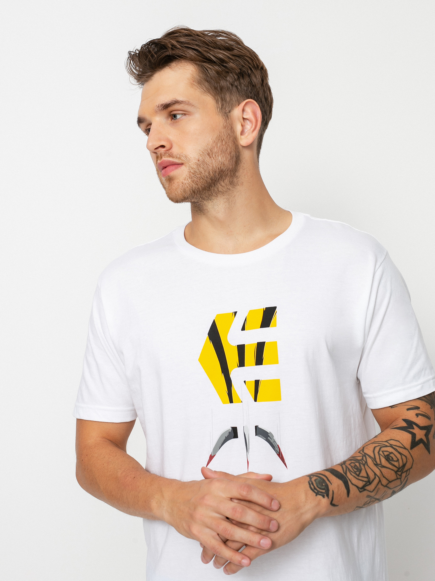 T-shirt Etnies Wolverine Claw (white)