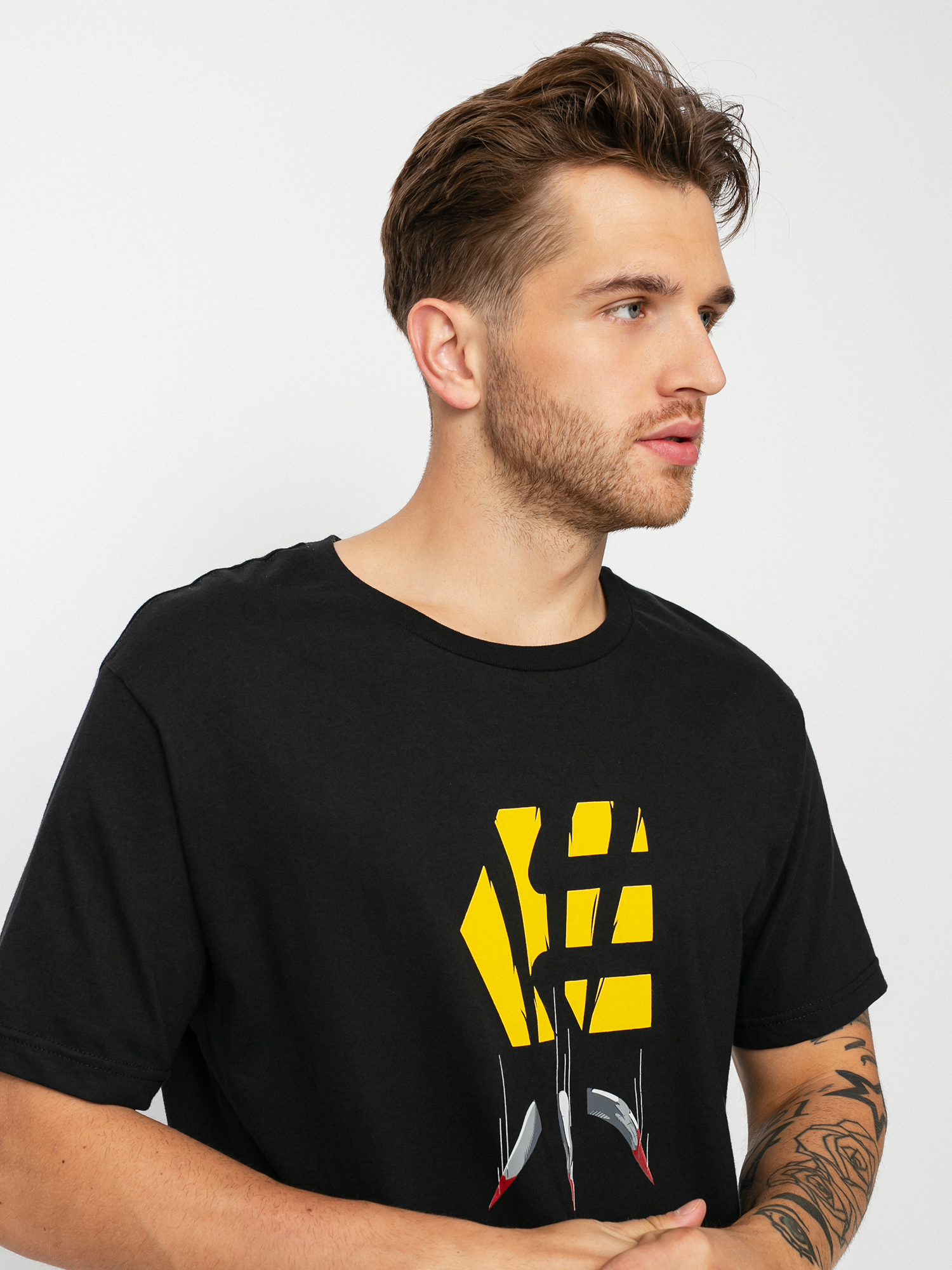 T-shirt Etnies Wolverine Claw (black/gold)