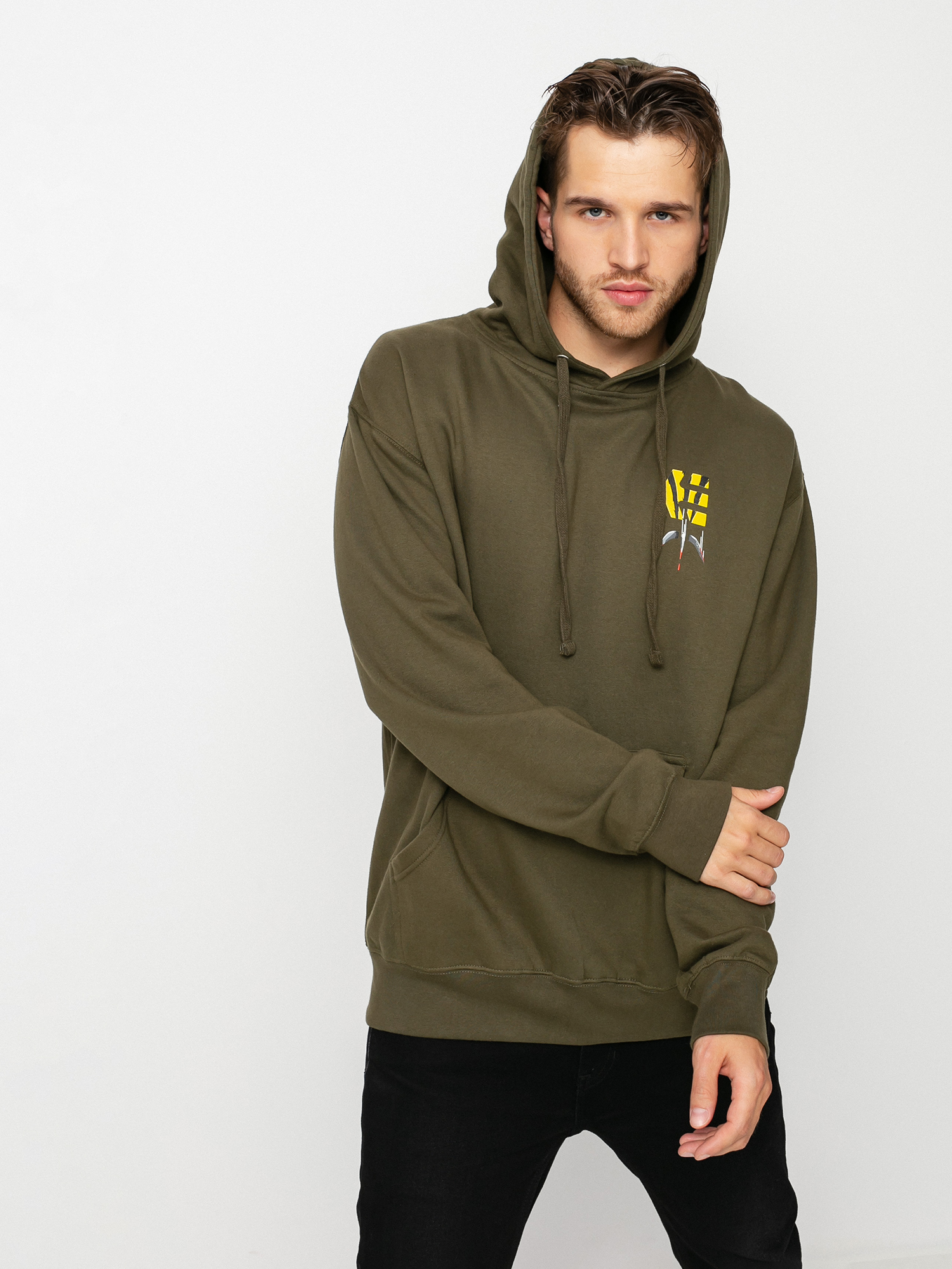Bluza z kapturem Etnies Wolverine Claw HD (military)
