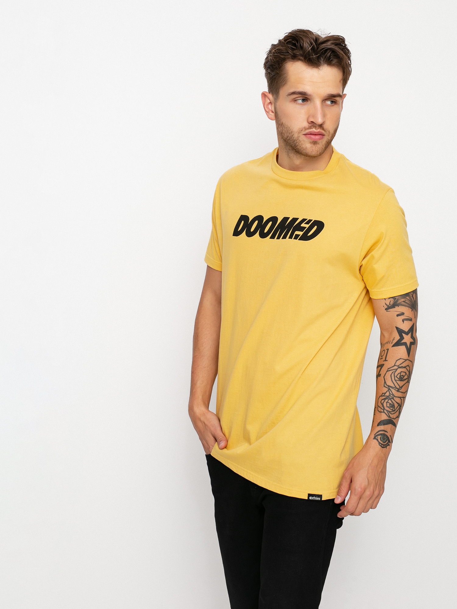 T-shirt Etnies Doomed (mustard)