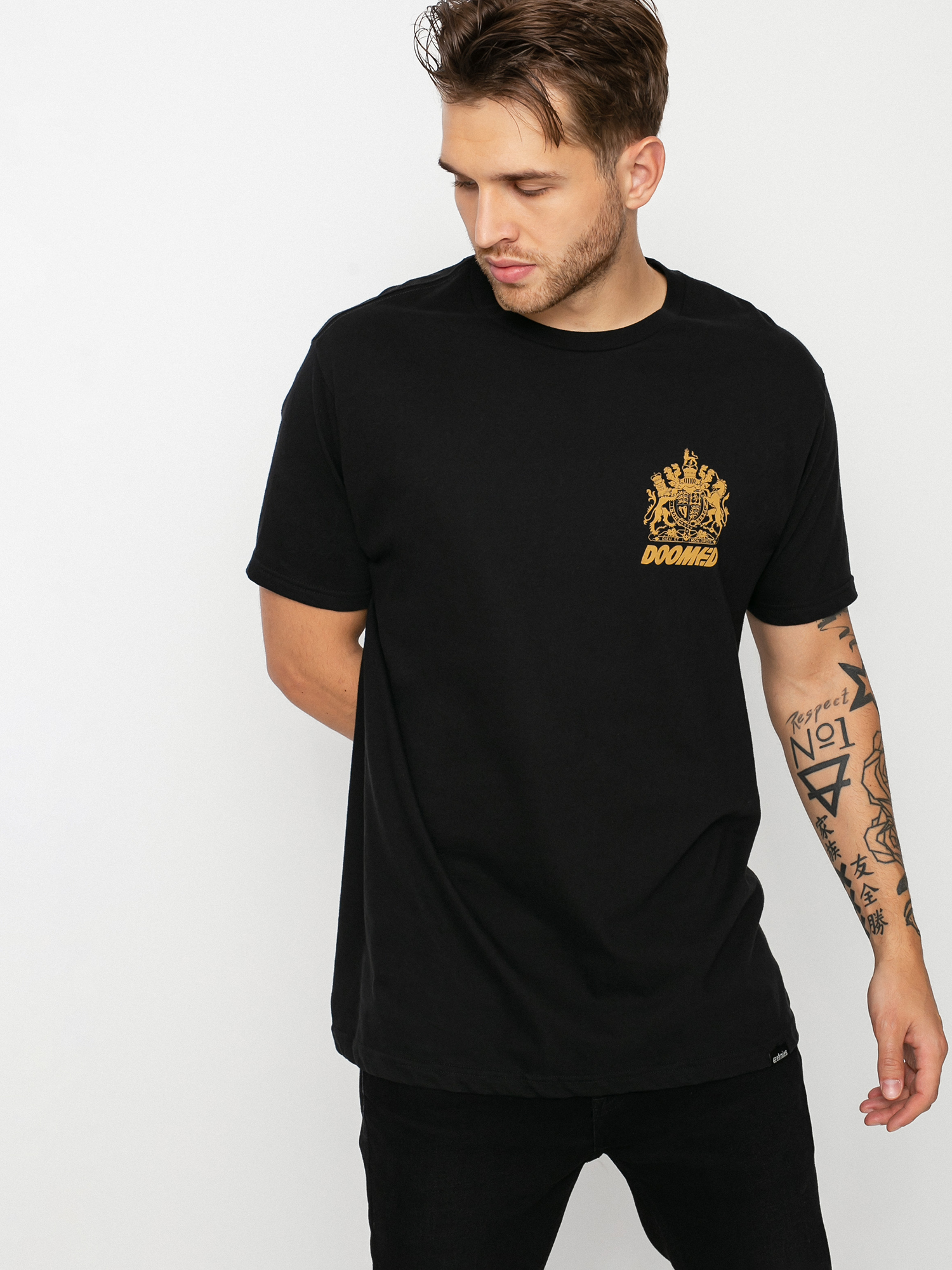 T-shirt Etnies Doomed Crest (black)