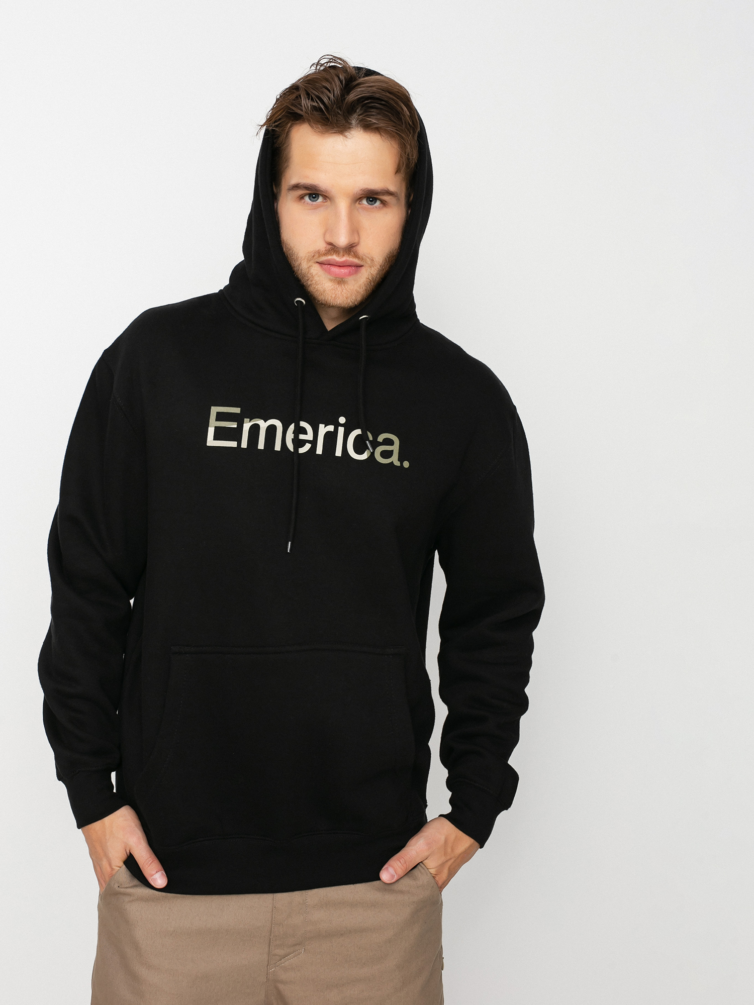 Bluza z kapturem Emerica Pure Logo HD (black/camo)