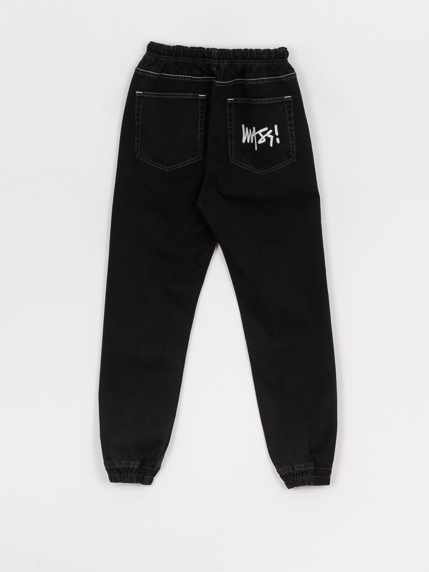 Spodnie MassDnm Signature Joggers Jeans (black rinse)