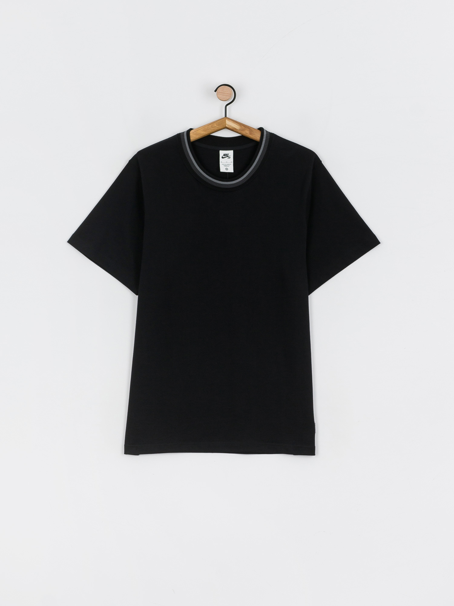 T-shirt Nike SB Prem SSTNBL CTTN (black/sail)
