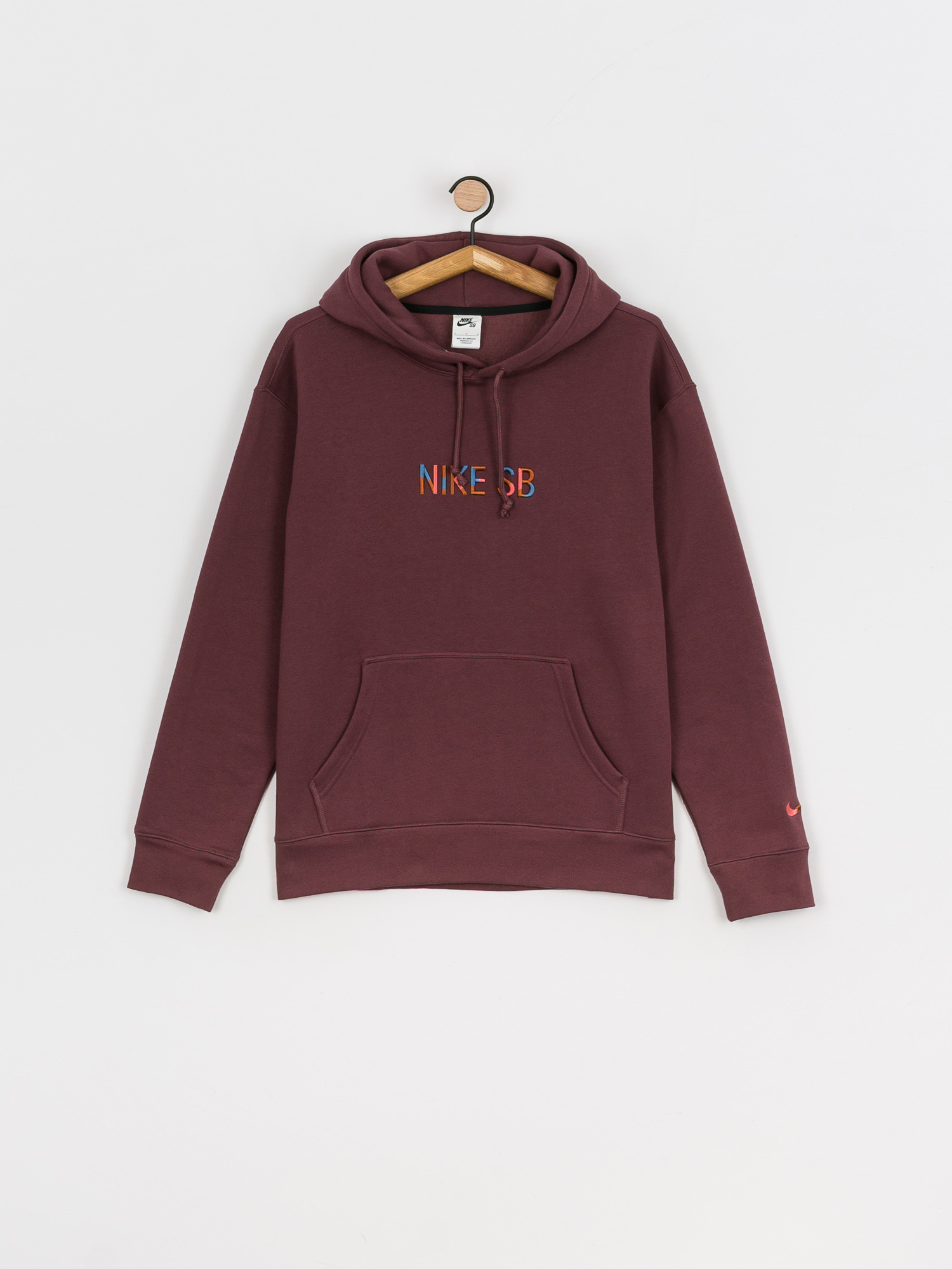 Bluza z kapturem Nike SB Premium GFX HD (dark wine/navy/pink salt)