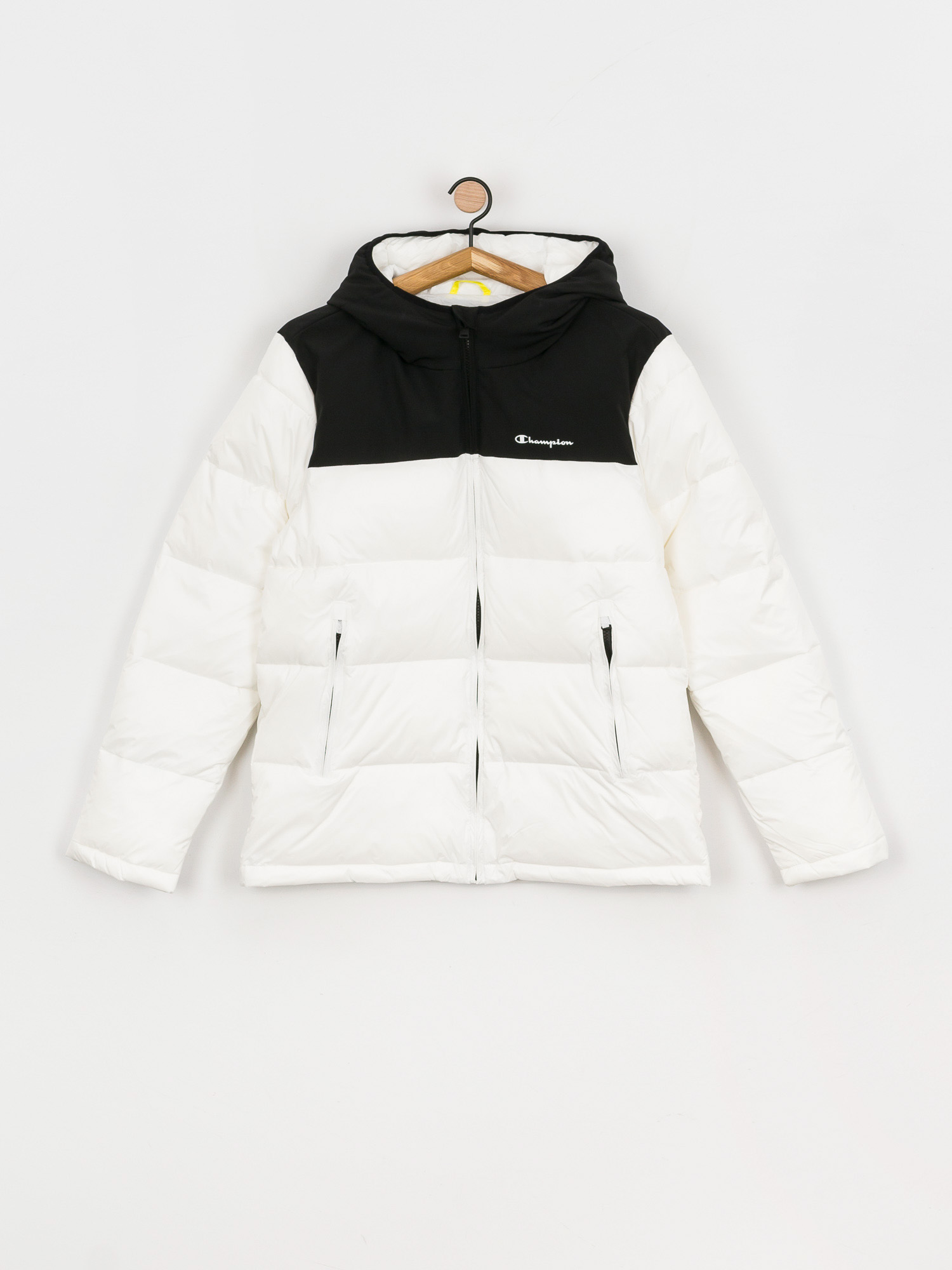 Kurtka Champion Legacy Hooded Jacket 216652 (wht/nbk)