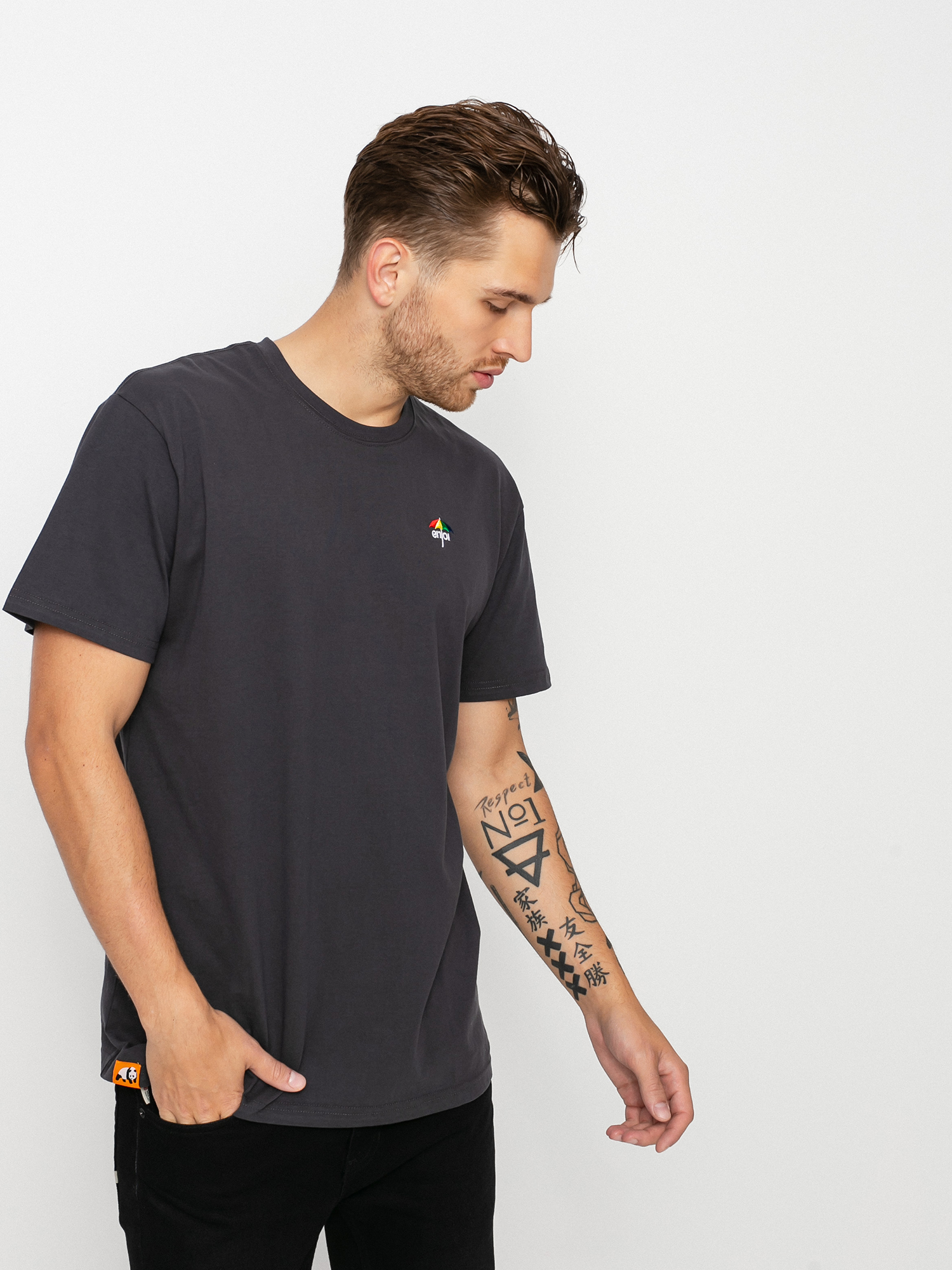 T-shirt Enjoi Rainy Daze (vintage/black)