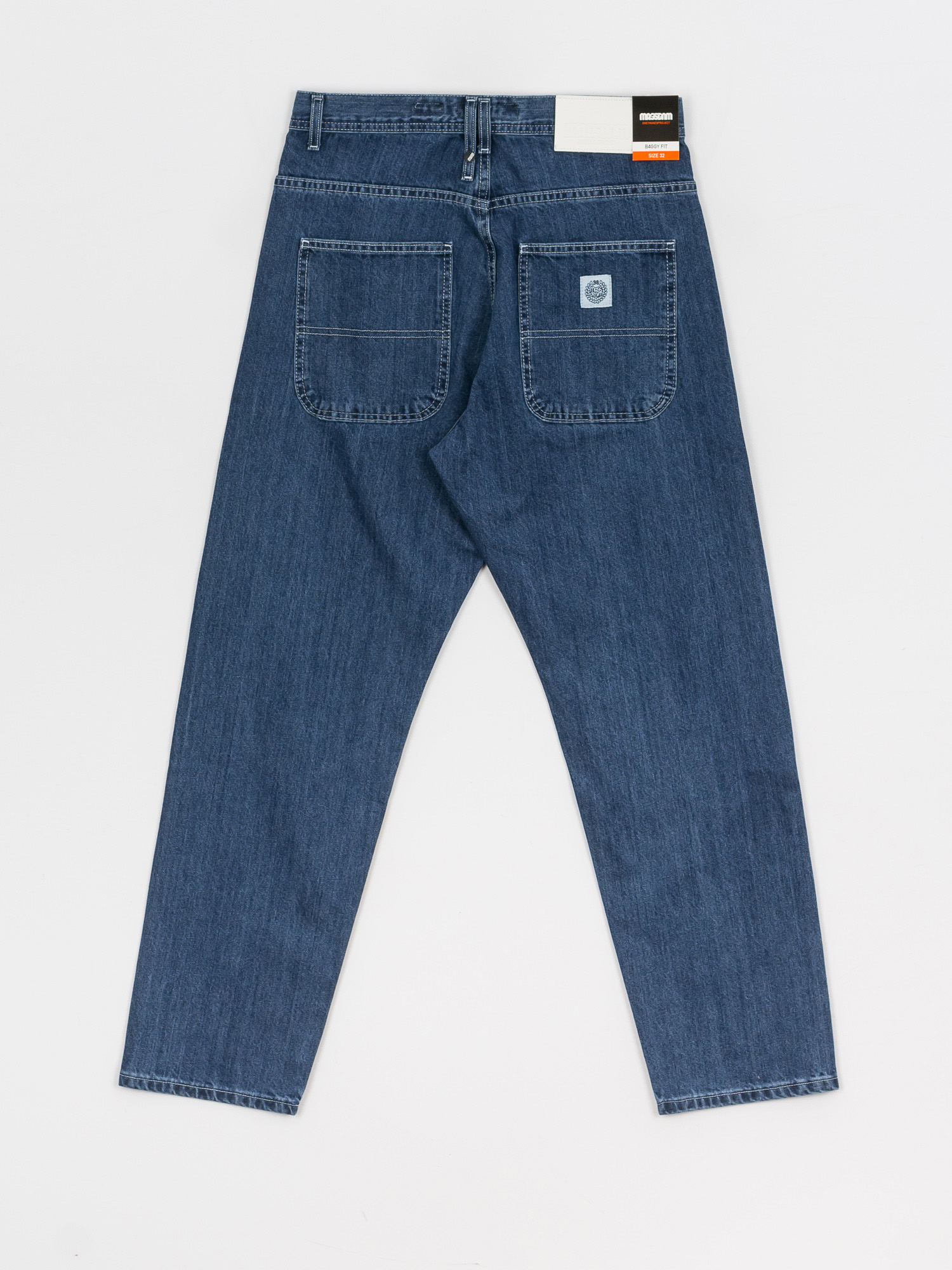 Spodnie MassDnm Craft Jeans Baggy Fit (medium blue stone wash)