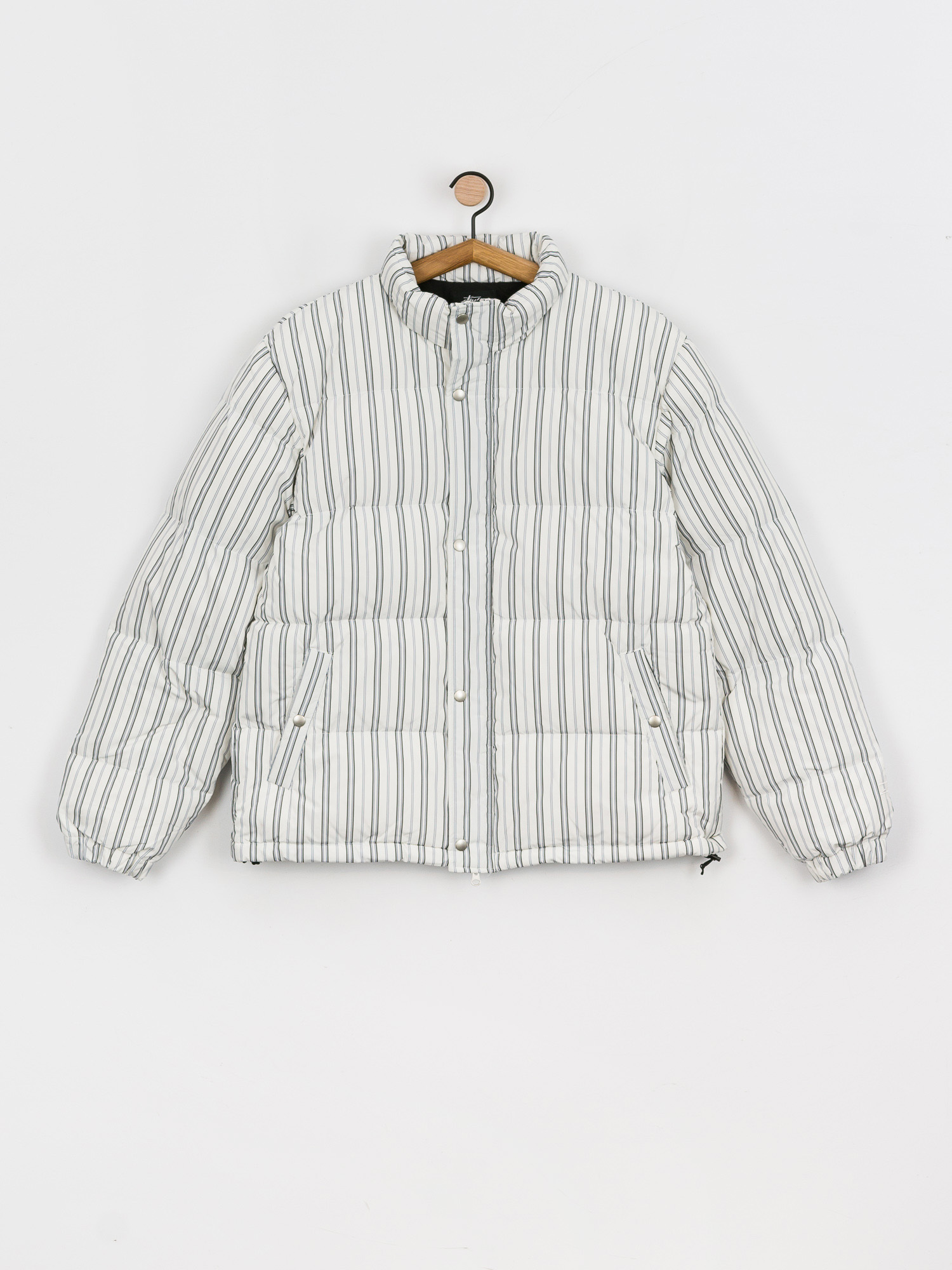 Kurtka Stussy Stripe Down Puffer (bone)