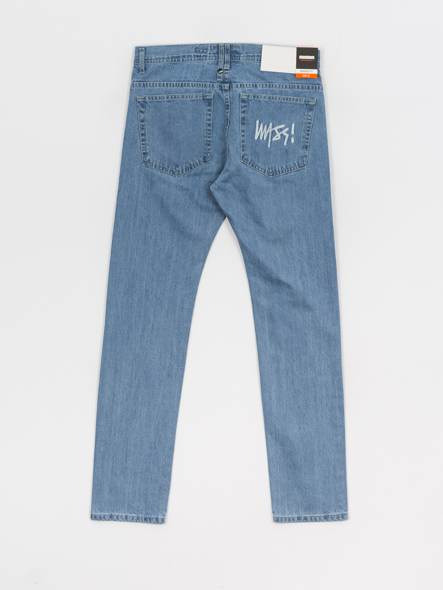 Spodnie MassDnm Signature Jeans Tapered Fit (light blue stone wash)